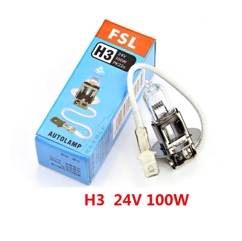 Bóng đèn pha Halogen ô tô 12V 24V FSL H1 H3 H4 H7 H8 H9 H11 H16 HB3-9005 HB4-9006 9012 880 881 19W 27W 55W 60W 70W 90W 100W