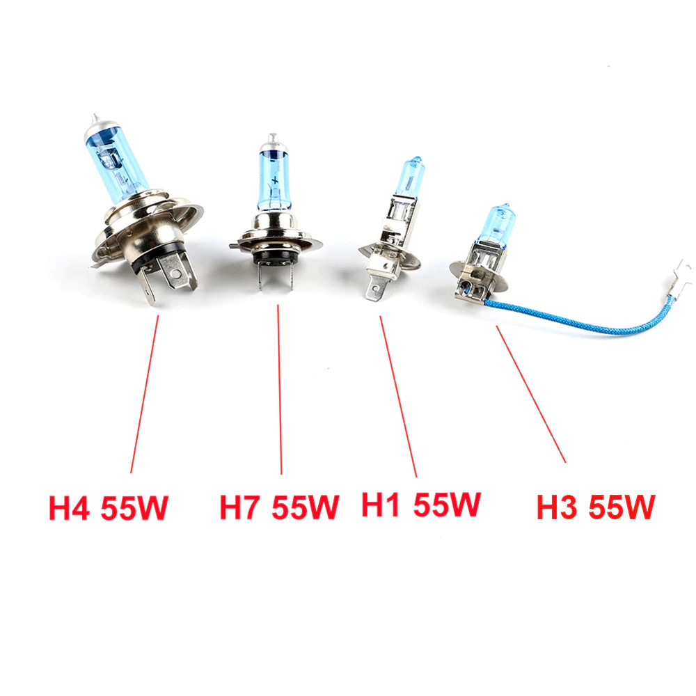 Bóng đèn pha Halogen ô tô 12V 24V Giá Rẻ H1 H3 H4 H7 H8 H9 H11 H16 HB3-9005 HB4-9006 9012 880 881 19W 27W 55W 60W 70W 90W 100W