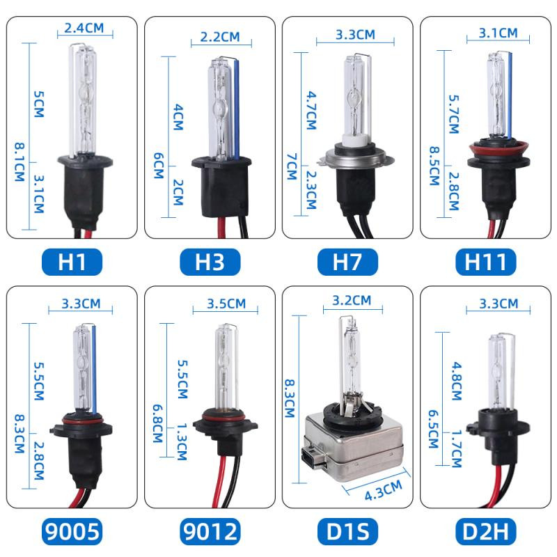 Bóng đèn pha Xenon giá rẻ 35W 12V H1 H3 H4 H7 H11 H15 HB3 HB4 9005 9006 9012 880 881 D2H D1S D2S D3S D4S D1R D2R D3R D4R