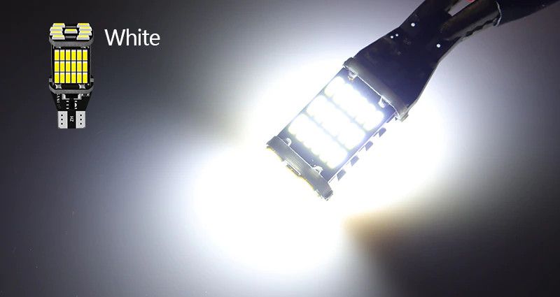 Bóng led tăng sáng đèn lùi, phanh thắng, hậu, xi nhan ô tô. 45 nhân chip led SMD 4014 đầy đủ chuẩn chân T15 T20 T25 T1156 T1157