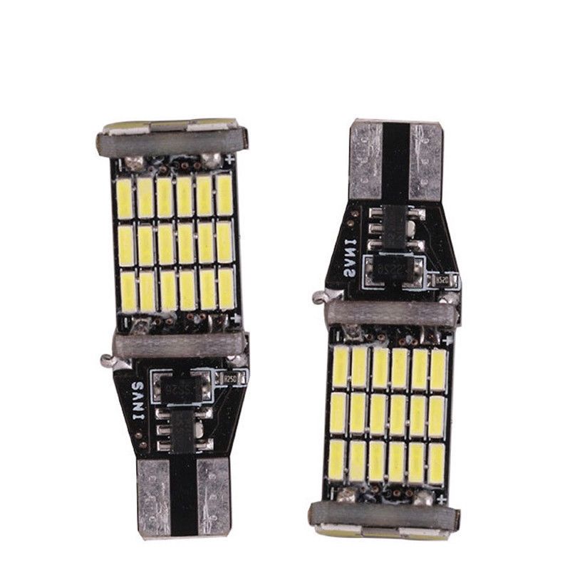 Bóng led tăng sáng đèn lùi, phanh thắng, hậu, xi nhan ô tô. 45 nhân chip led SMD 4014 đầy đủ chuẩn chân T15 T20 T25 T1156 T1157