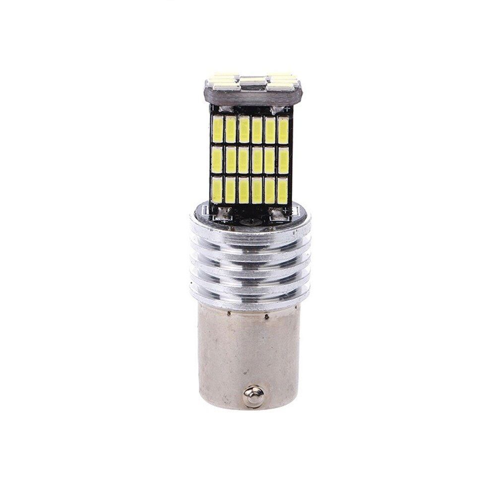 Bóng led tăng sáng đèn lùi, phanh thắng, hậu, xi nhan ô tô. 45 nhân chip led SMD 4014 đầy đủ chuẩn chân T15 T20 T25 T1156 T1157