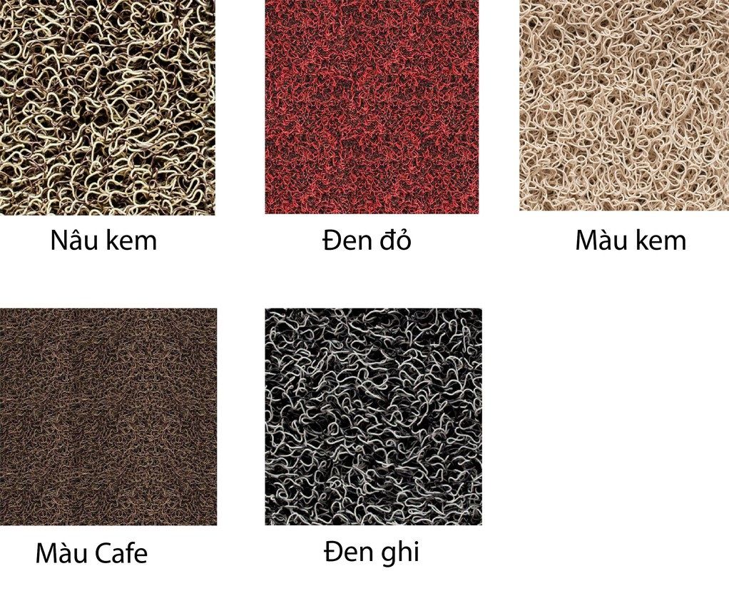 Thảm cao su rối lót trải sàn nhà, văn phòng, khách sạn, sự kiện, hội nghị, hội chợ. Khổ rộng 1,2 mét. Dày 12mm