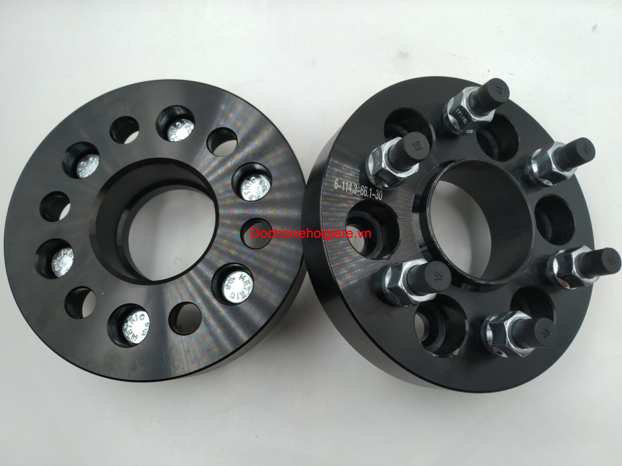 Miếng Đệm Mở Rộng Lốp Xe Nissan Navara - Wheel Spacers Hợp Kim Nhôm - Có Gờ Định Tâm