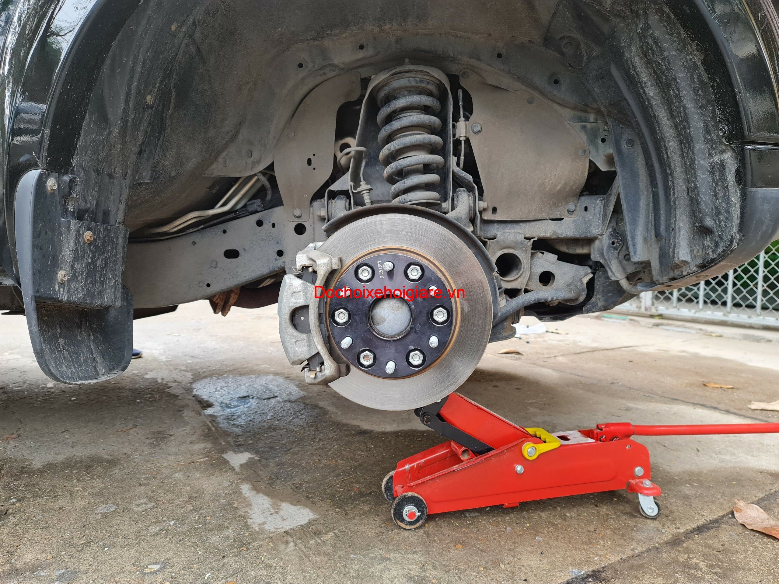 Miếng Đệm Mở Rộng Lốp Xe Mitsubishi Pajero Sport - Wheel Spacers Hợp Kim Nhôm - Có Gờ Định Tâm