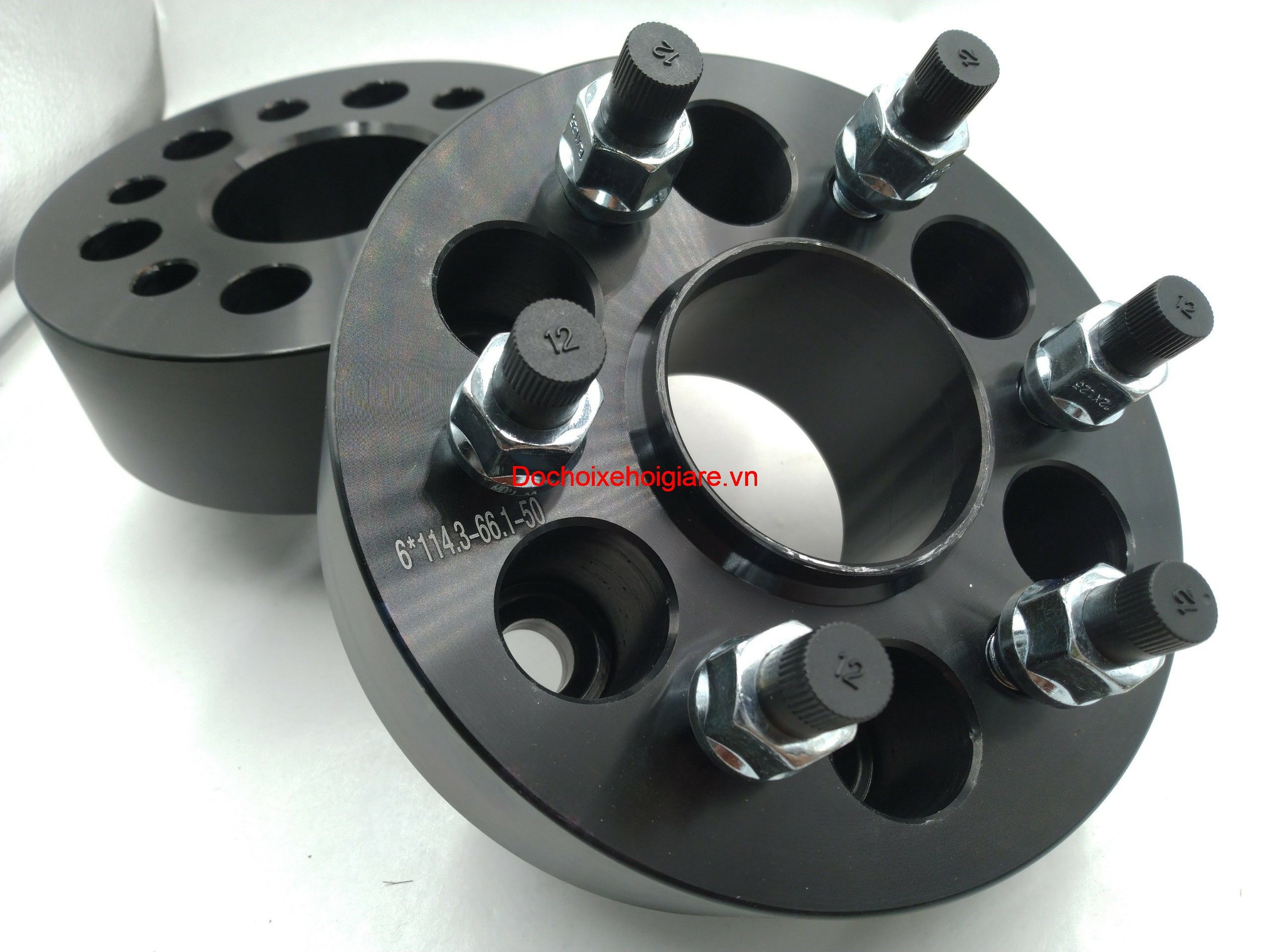 Miếng Đệm Mở Rộng Lốp Xe Nissan Navara - Wheel Spacers Hợp Kim Nhôm - Có Gờ Định Tâm