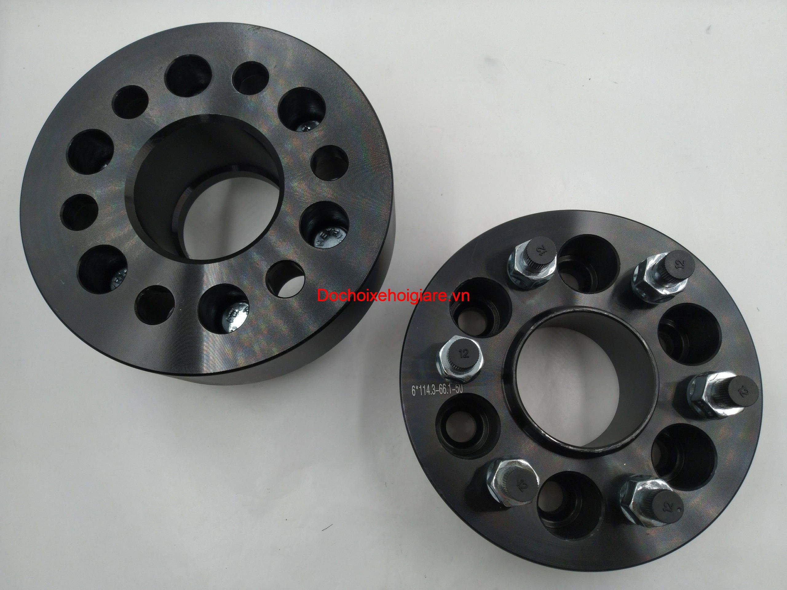 Miếng Đệm Mở Rộng Lốp Xe Nissan Navara - Wheel Spacers Hợp Kim Nhôm - Có Gờ Định Tâm