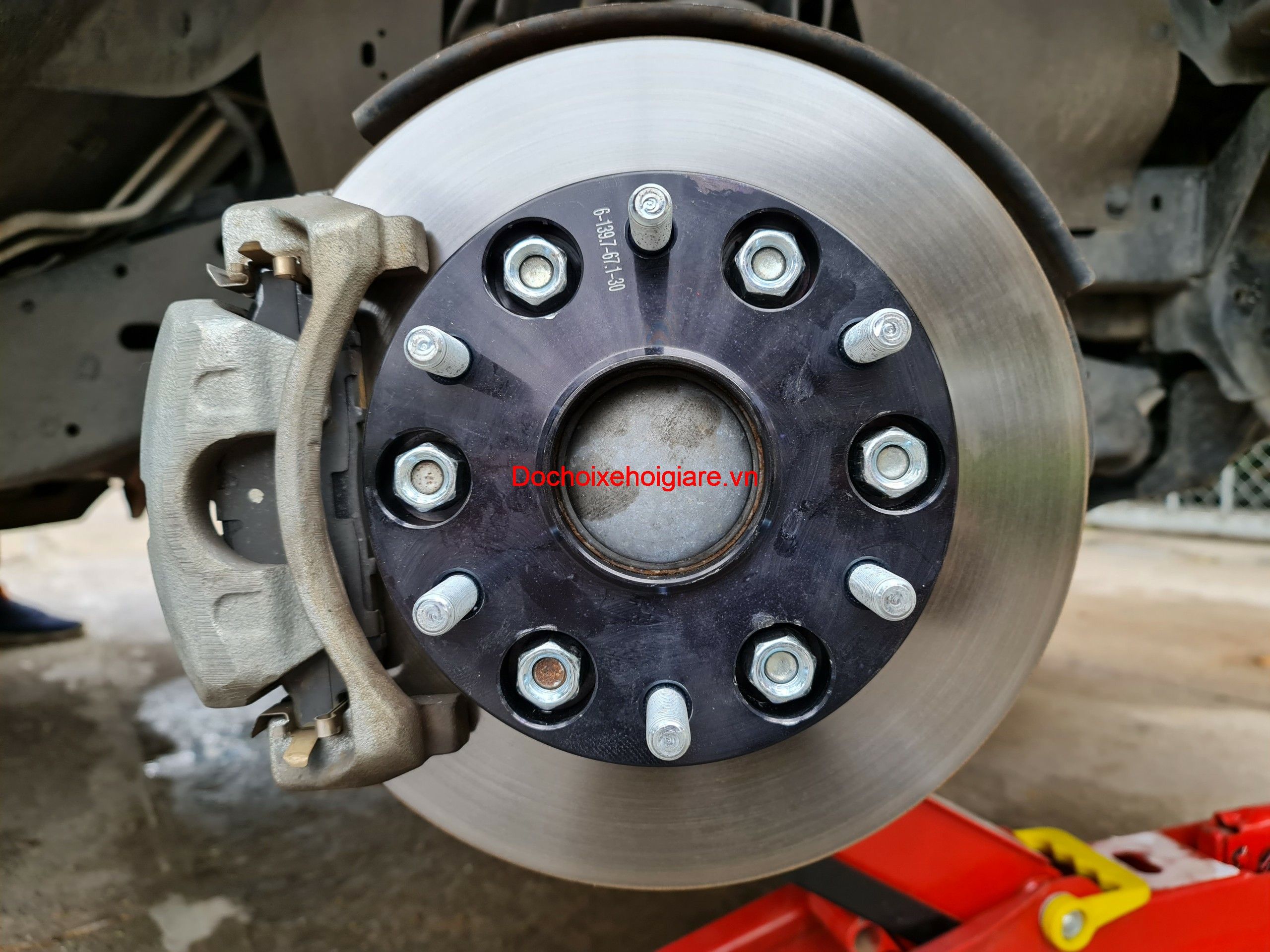 Miếng Đệm Mở Rộng Lốp Xe Mitsubishi Pajero Sport - Wheel Spacers Hợp Kim Nhôm - Có Gờ Định Tâm