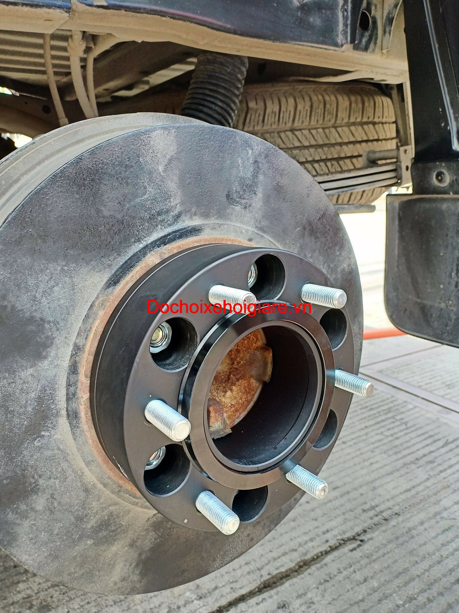 Miếng Đệm Mở Rộng Lốp Xe Ford Ranger Raptor - Wheel Spacers Hợp Kim Nhôm - Có Gờ Định Tâm