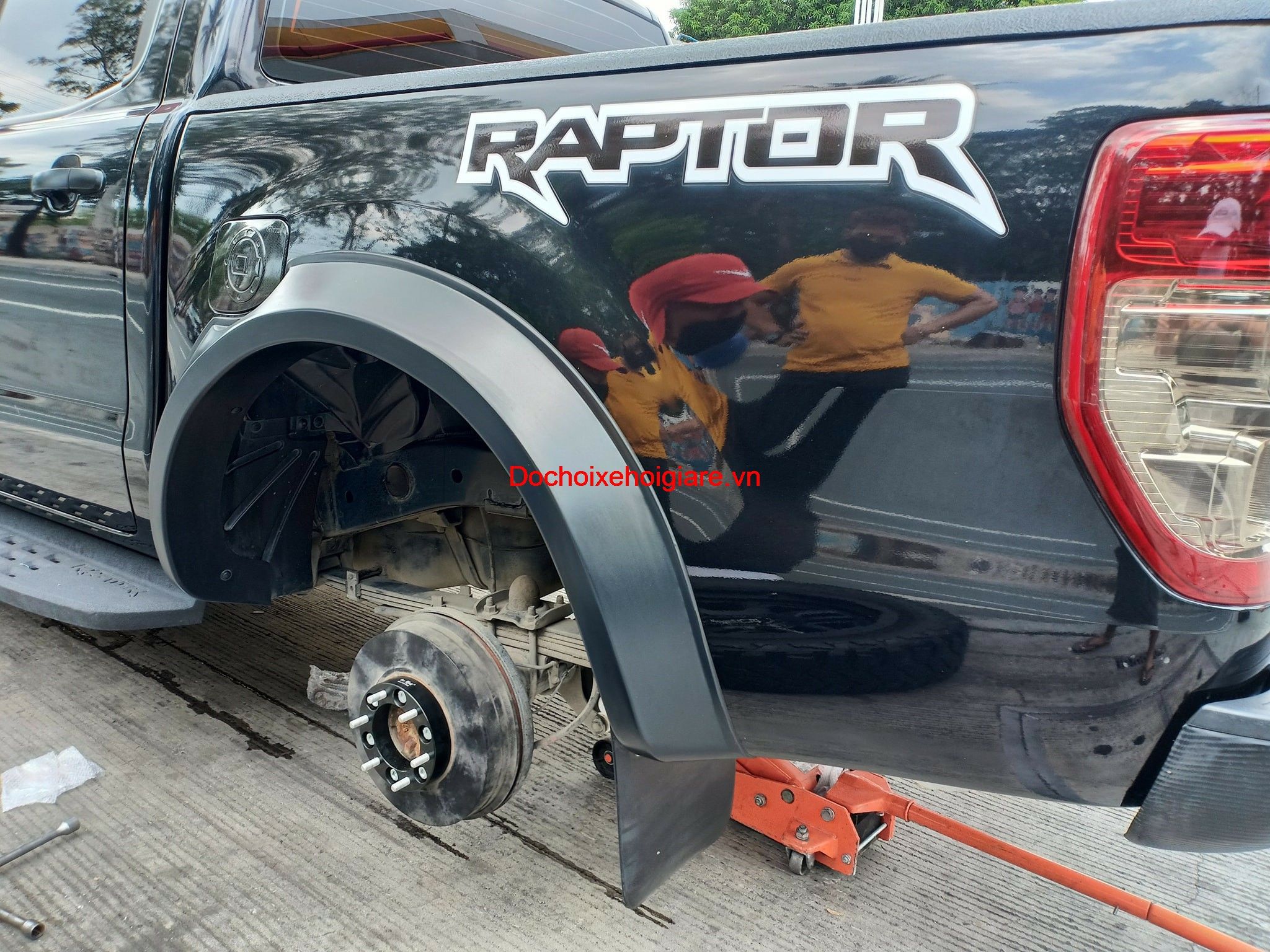 Miếng Đệm Mở Rộng Lốp Xe Ford Ranger Raptor - Wheel Spacers Hợp Kim Nhôm - Có Gờ Định Tâm