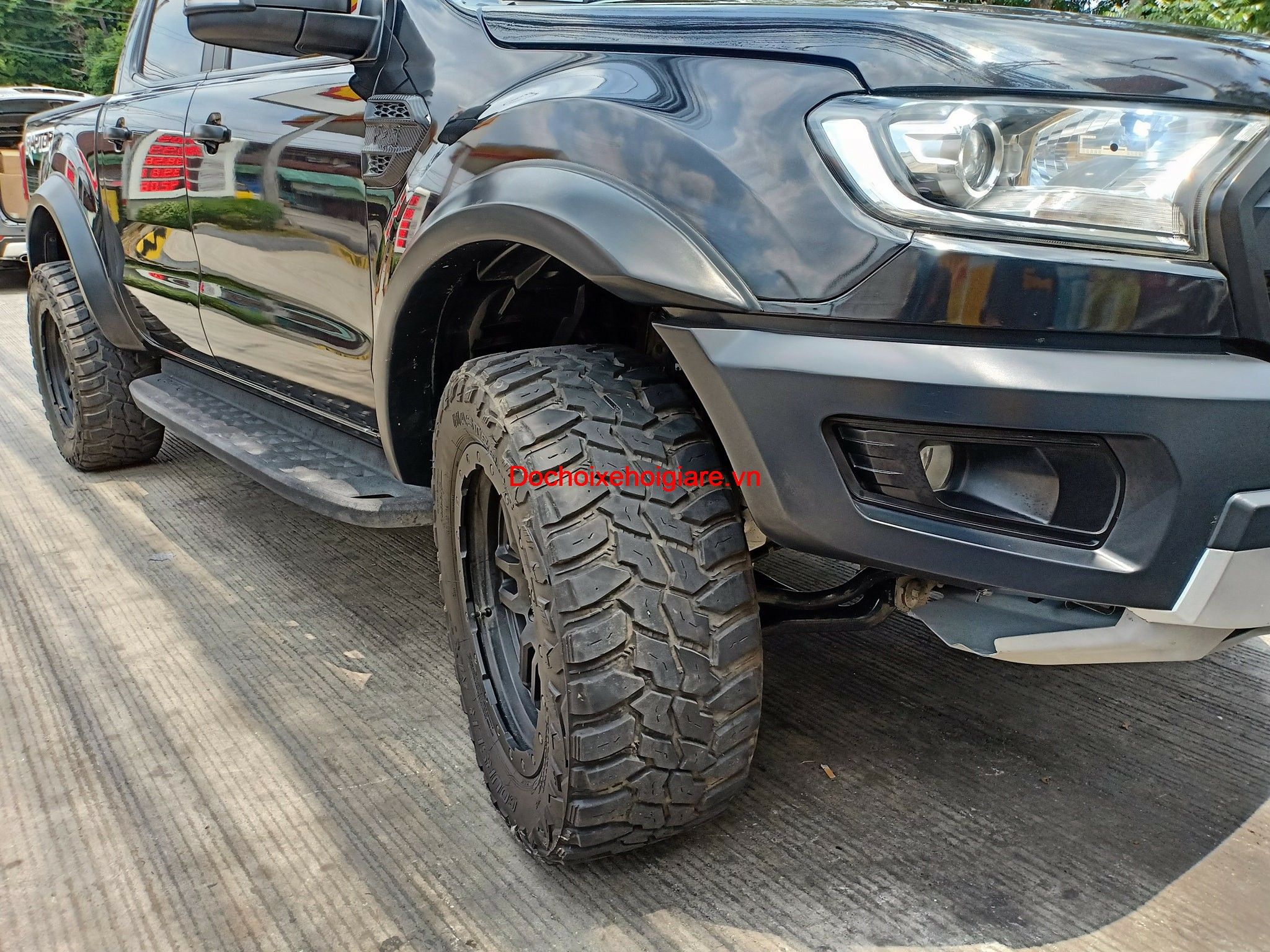 Miếng Đệm Mở Rộng Lốp Xe Ford Ranger Raptor - Wheel Spacers Hợp Kim Nhôm - Có Gờ Định Tâm