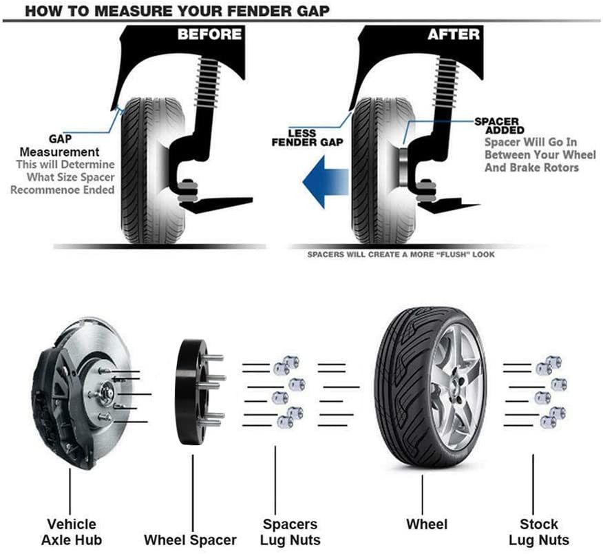 Miếng Đệm Mở Rộng Lốp Xe Toyota Yaris - Wheel Spacers Hợp Kim Nhôm Hàng Không 6061T6