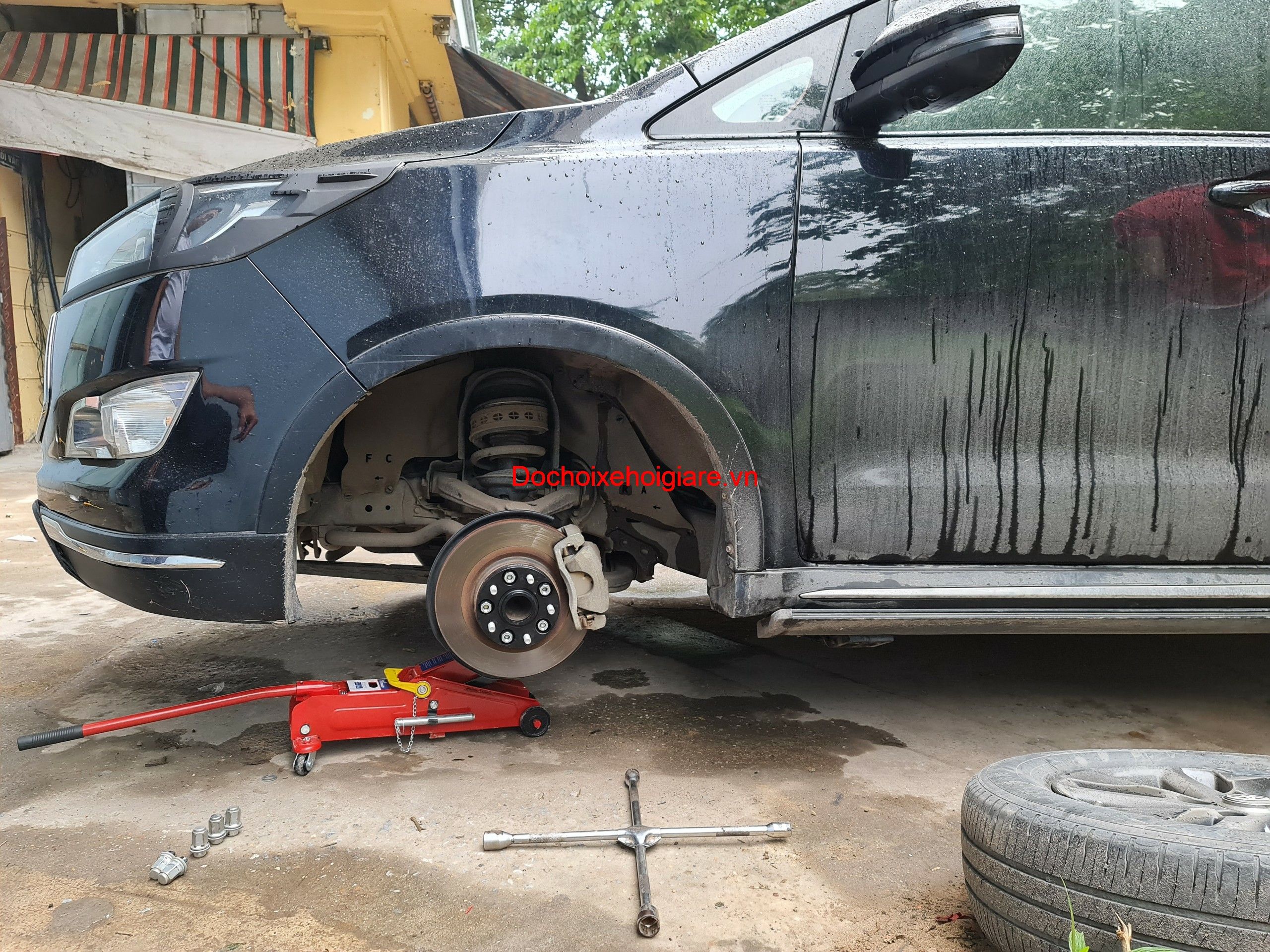 Miếng Đệm Mở Rộng Lốp Xe Toyota Innova - Wheel Spacers Hợp Kim Nhôm - Có Gờ Định Tâm