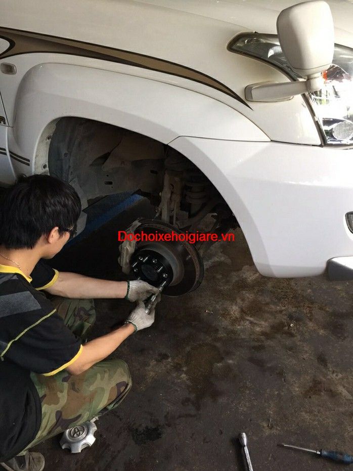 Miếng Đệm Mở Rộng Lốp Xe Toyota Land Cruiser Prado - Wheel Spacers Hợp Kim Nhôm - Có Gờ Định Tâm