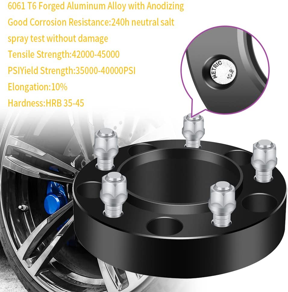 Miếng Đệm Mở Rộng Lốp Xe Ô Tô Điện Vinfast President (Xe Chủ Tịch) - Wheel Spacers Hợp Kim Nhôm - Có Gờ Định Tâm