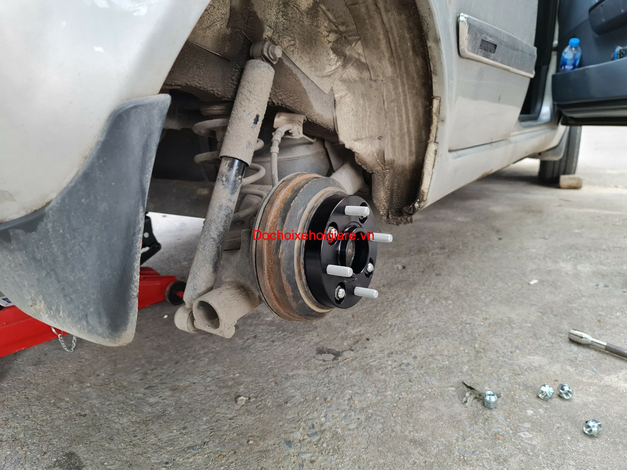 Miếng Đệm Mở Rộng Lốp Xe Matiz 3, Chevrolet Spark 2008 - Wheel Spacers Hợp Kim Nhôm - Có Gờ Định Tâm