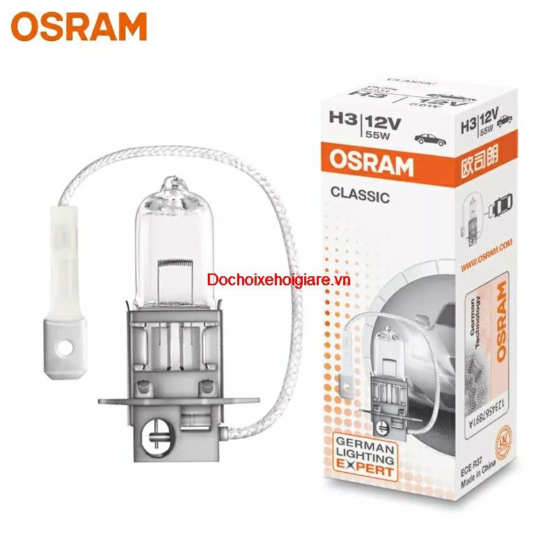 Bóng đèn ô tô xe máy chân H3 - Bóng đèn pha, đèn gầm, đèn sương mù, halogen, xenon, led, laser H3