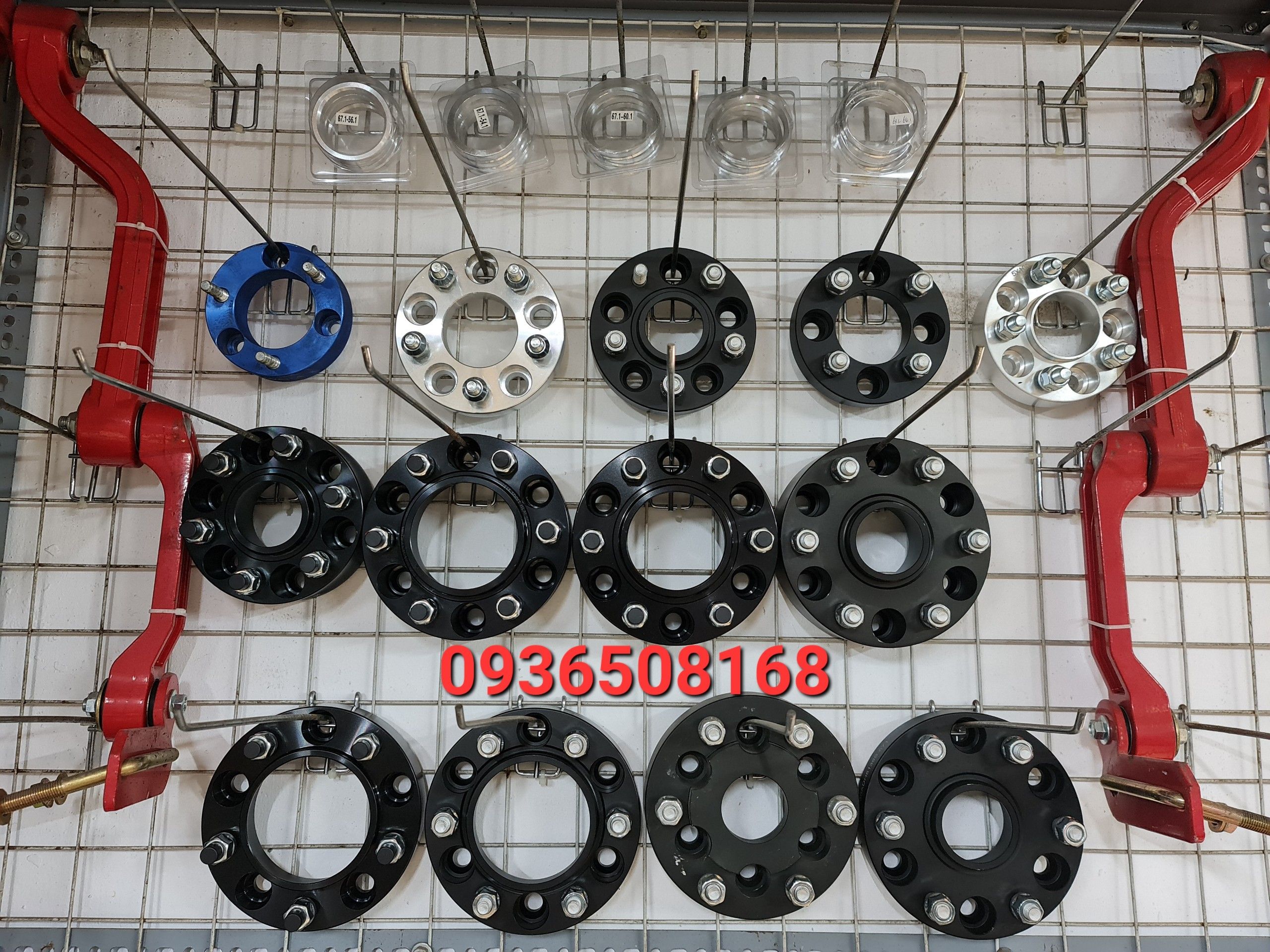 Miếng Đệm Mở Rộng Lốp Xe Toyota Zace - Wheel Spacers Hợp Kim Nhôm - Có Gờ Định Tâm