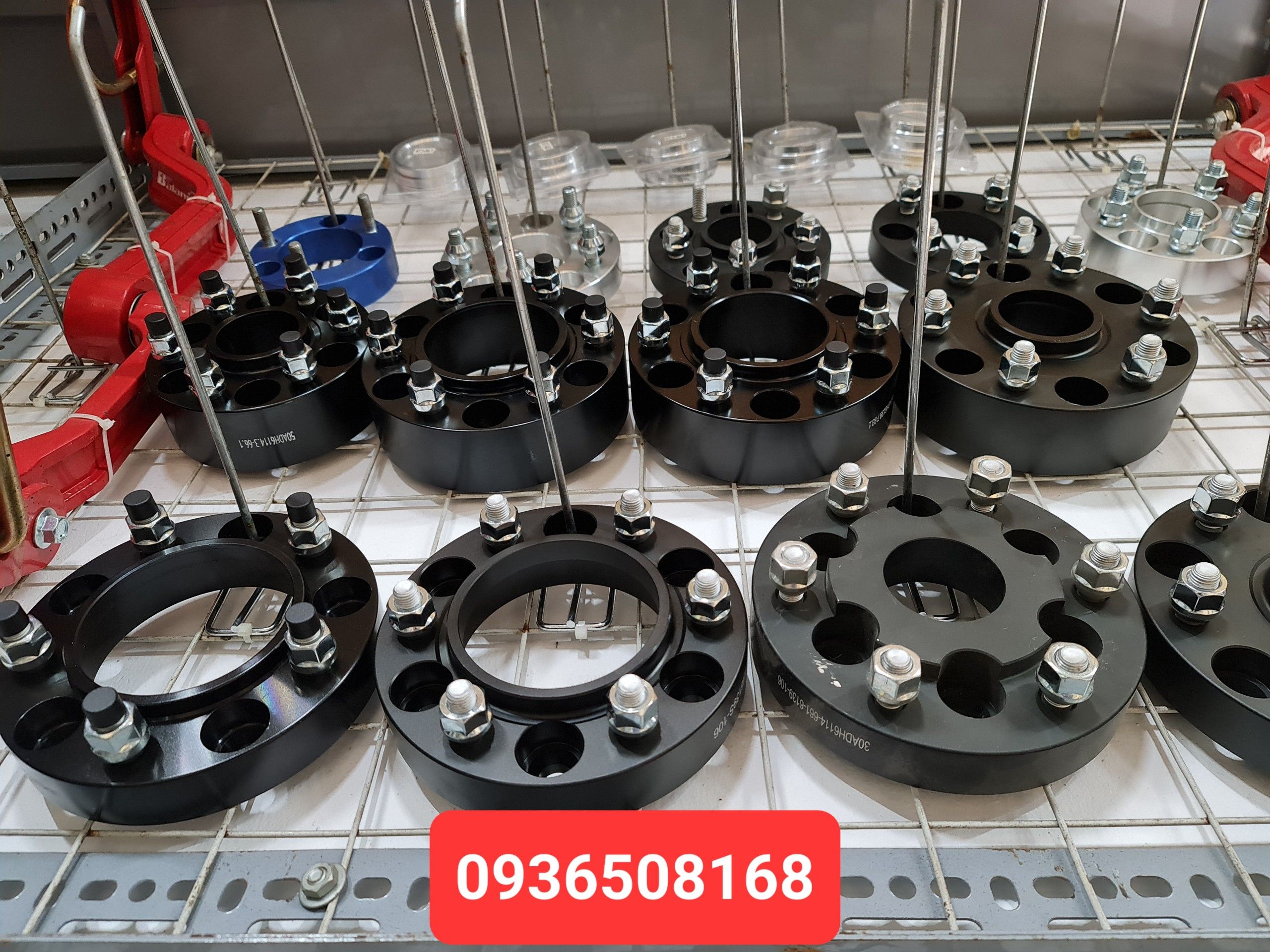 Miếng Đệm Mở Rộng Lốp Xe Toyota Zace - Wheel Spacers Hợp Kim Nhôm - Có Gờ Định Tâm