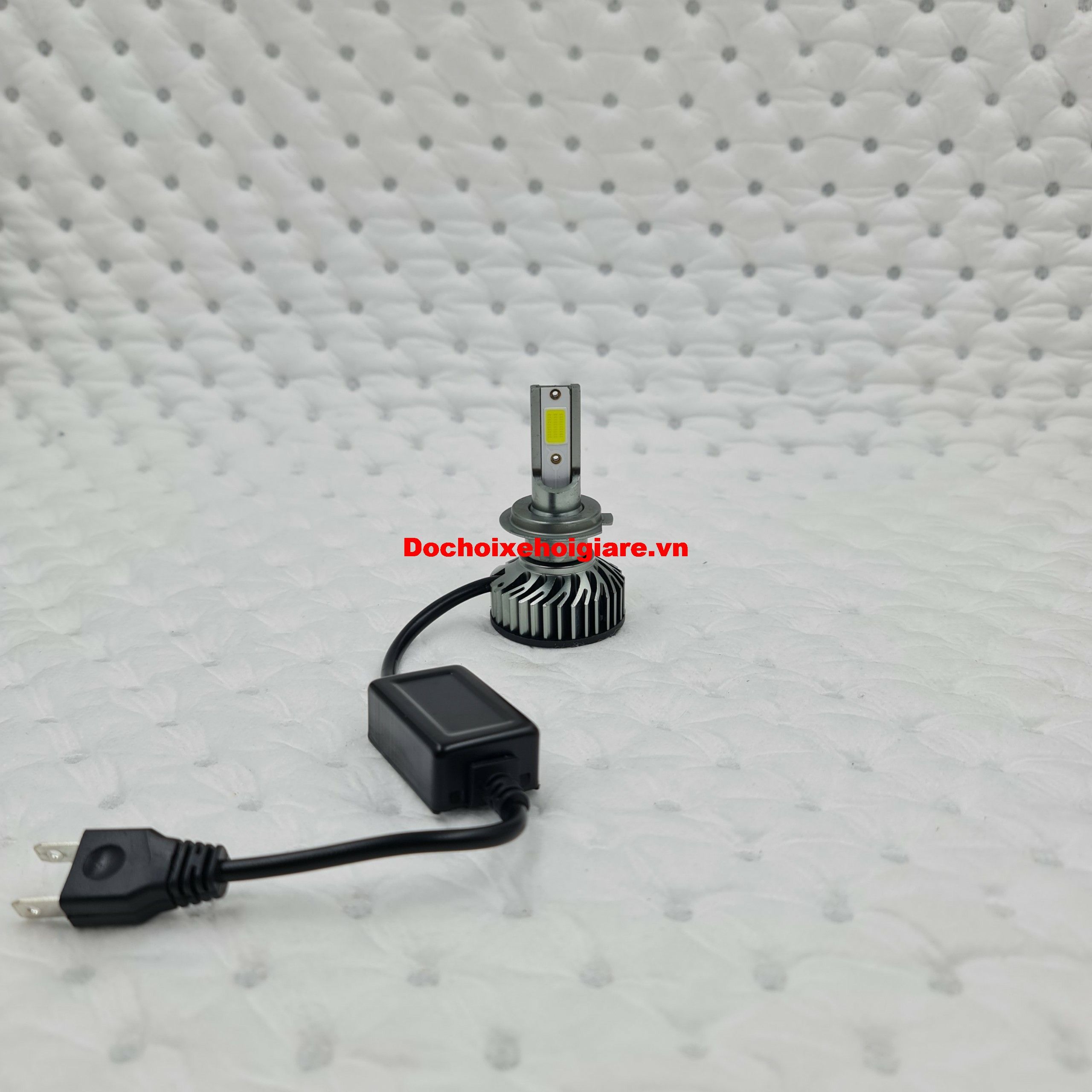 Bóng đèn pha led ô tô tăng sáng - chip Led Trung Quốc COB 12V 25W 3000Lm - 1 màu sáng trắng 6000K