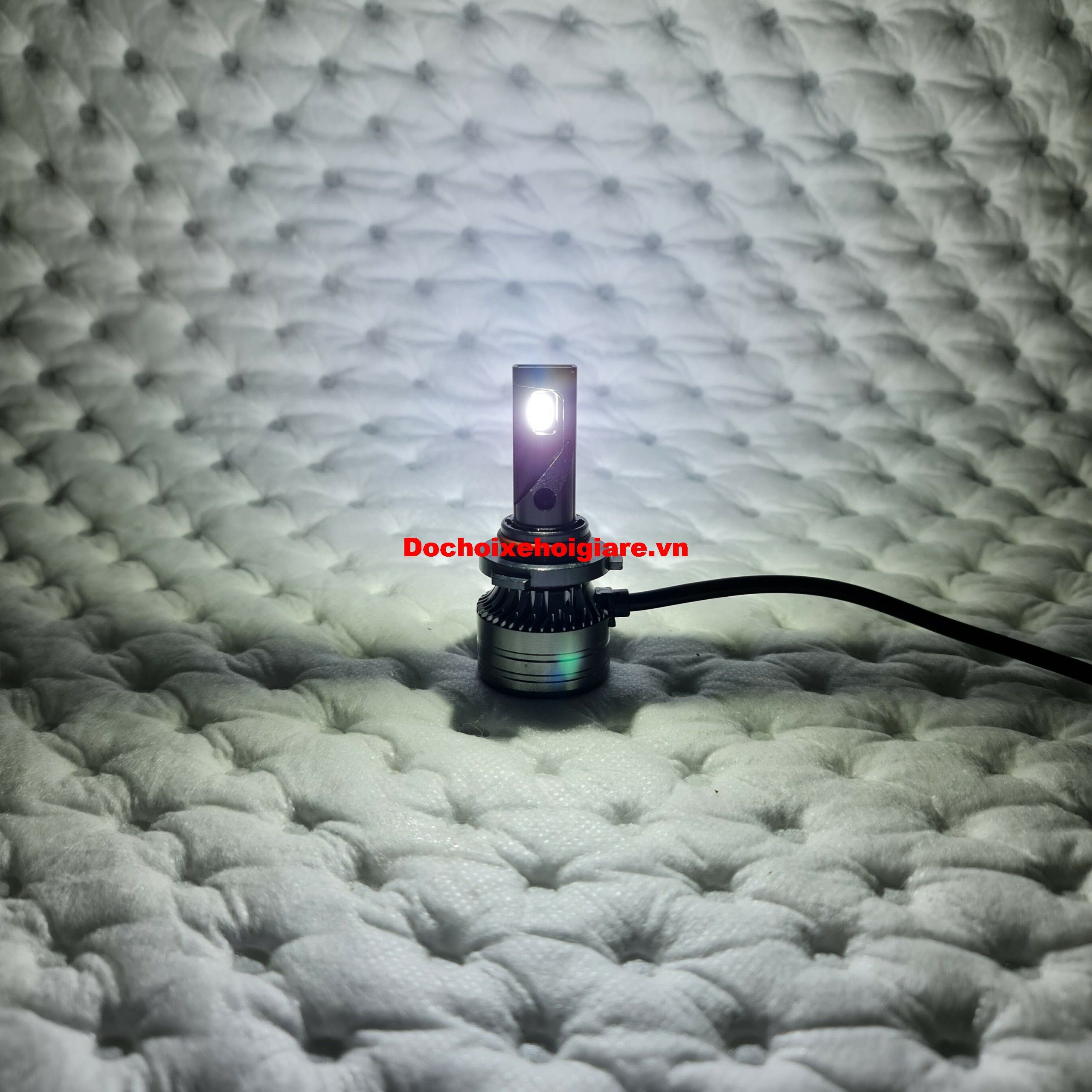 Bóng đèn pha led ô tô 3 màu siêu sáng - chip Led Hàn Quốc CSP 1860 12V 30W 6000Lm