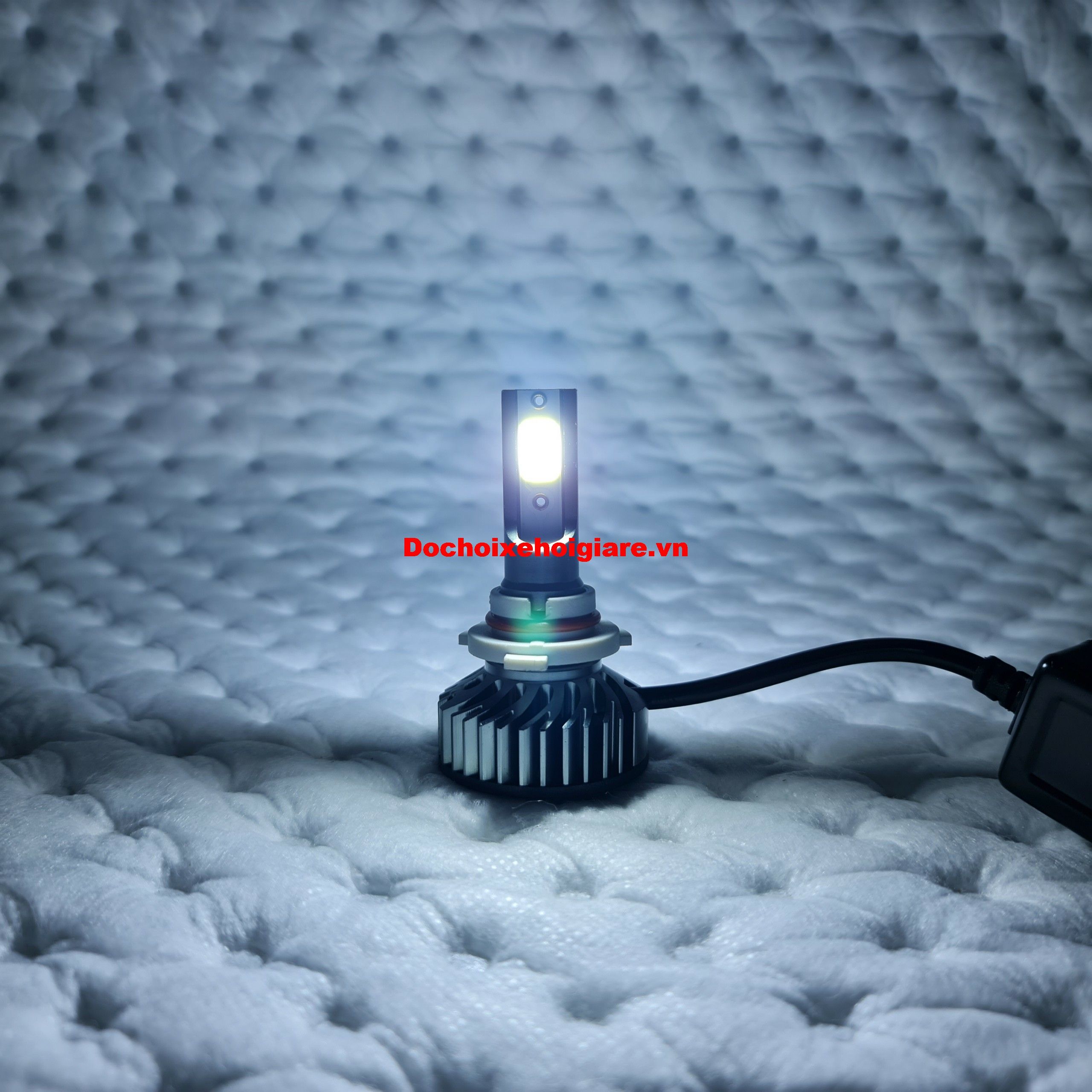 Bóng đèn pha led ô tô tăng sáng - chip Led Trung Quốc COB 12V 25W 3000Lm - 1 màu sáng trắng 6000K