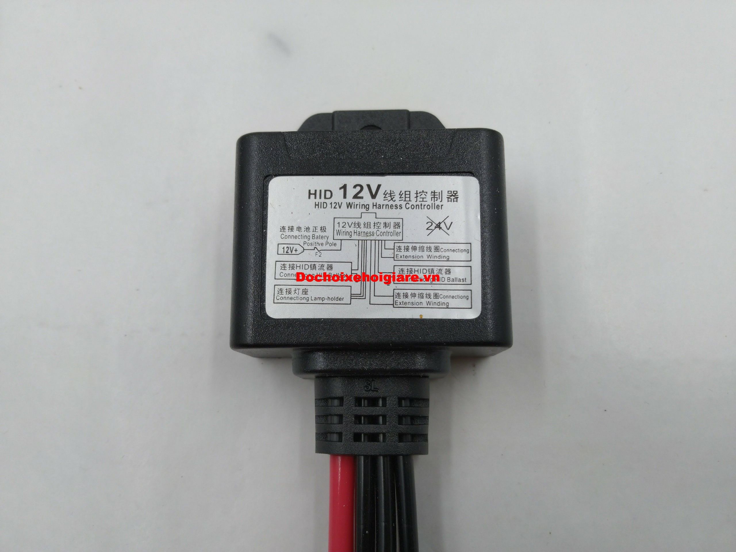 Rơ Le H4 12V lấy nguồn tại bình ắc quy, loại đặc biệt - Relay dây giật điều khiển đèn bi gầm độ, bi pha độ, bóng xenon H4