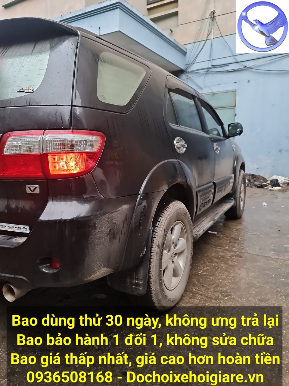 Miếng Đệm Mở Rộng Lốp Xe Toyota Fortuner - Wheel Spacers Hợp Kim Nhôm - Có Gờ Định Tâm