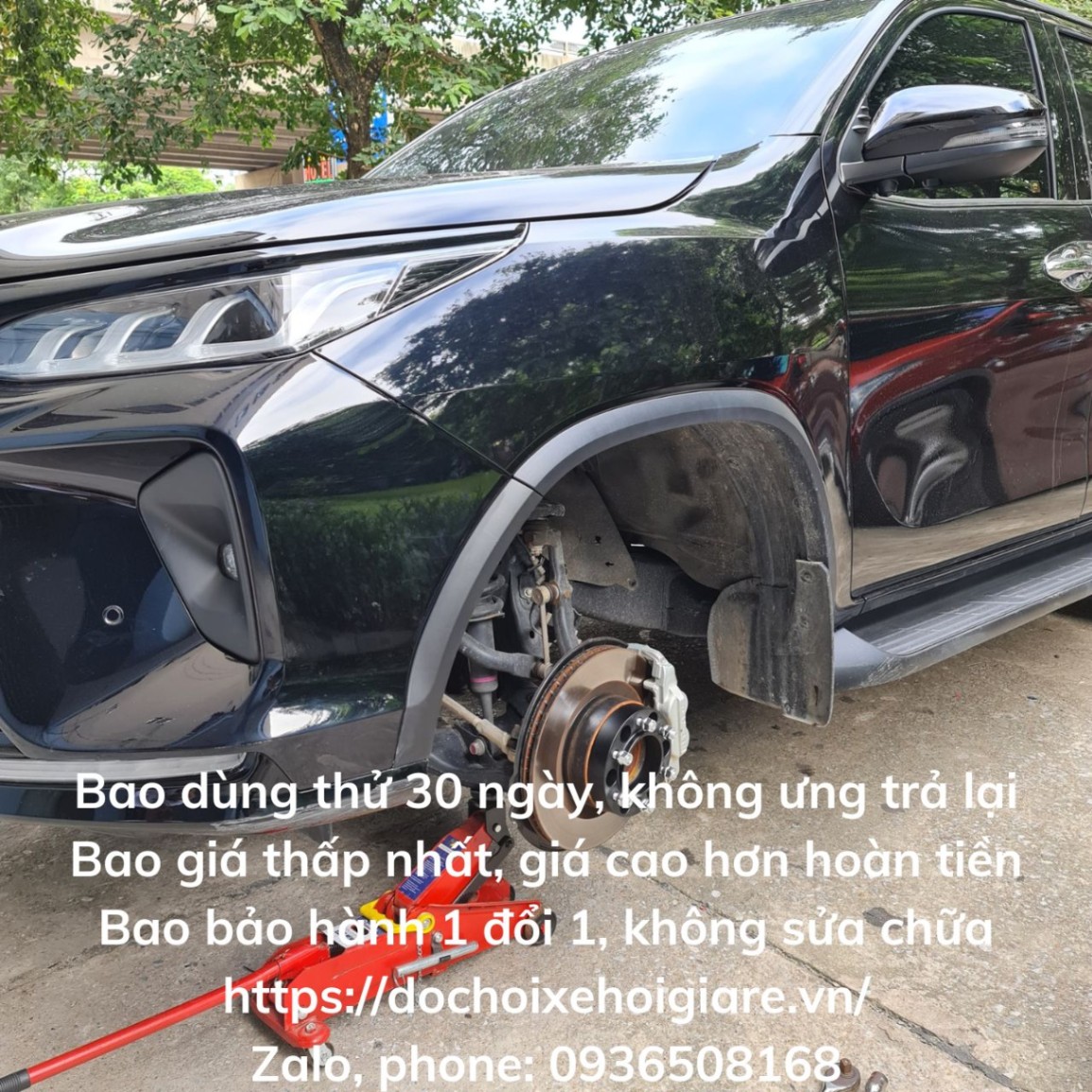 Miếng Đệm Mở Rộng Lốp Xe Toyota Fortuner - Wheel Spacers Hợp Kim Nhôm - Có Gờ Định Tâm