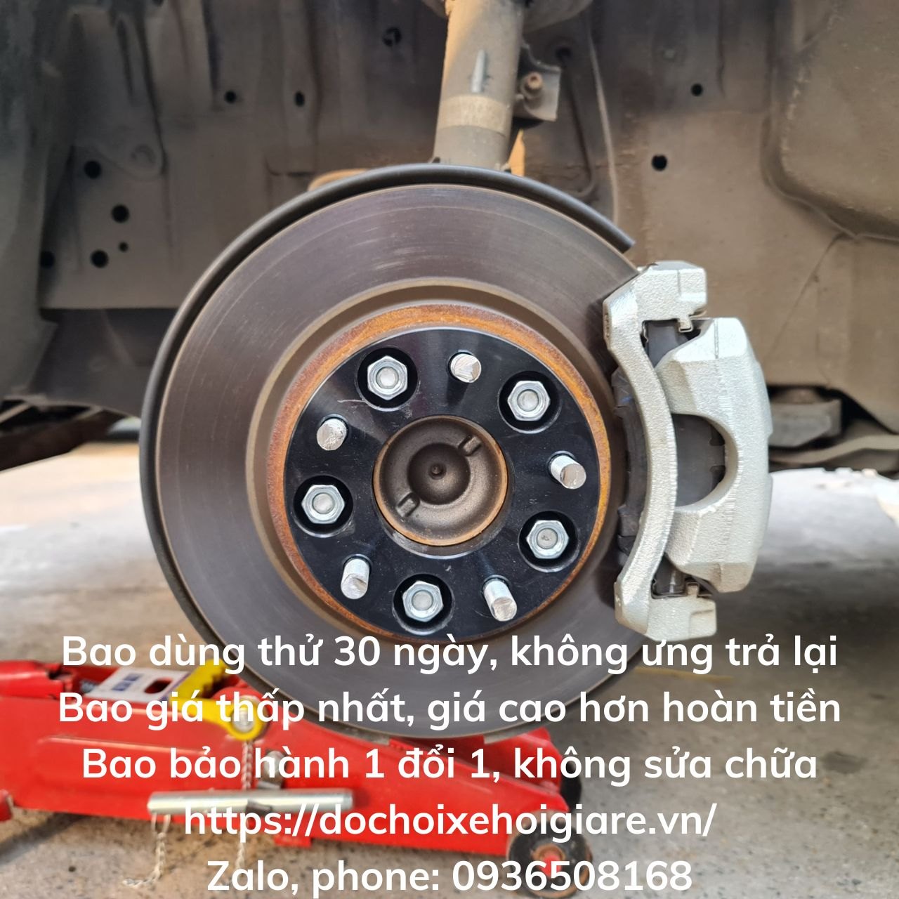 Miếng Đệm Mở Rộng Lốp Xe Toyota Rush - Wheel Spacers Hợp Kim Nhôm - Có Gờ Định Tâm