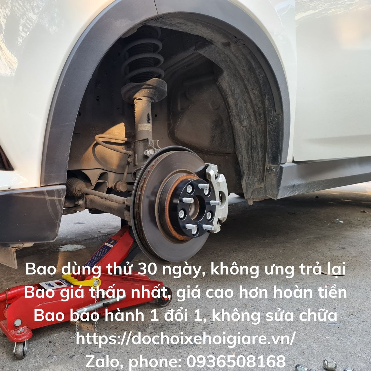 Miếng Đệm Mở Rộng Lốp Xe Toyota Rush - Wheel Spacers Hợp Kim Nhôm - Có Gờ Định Tâm