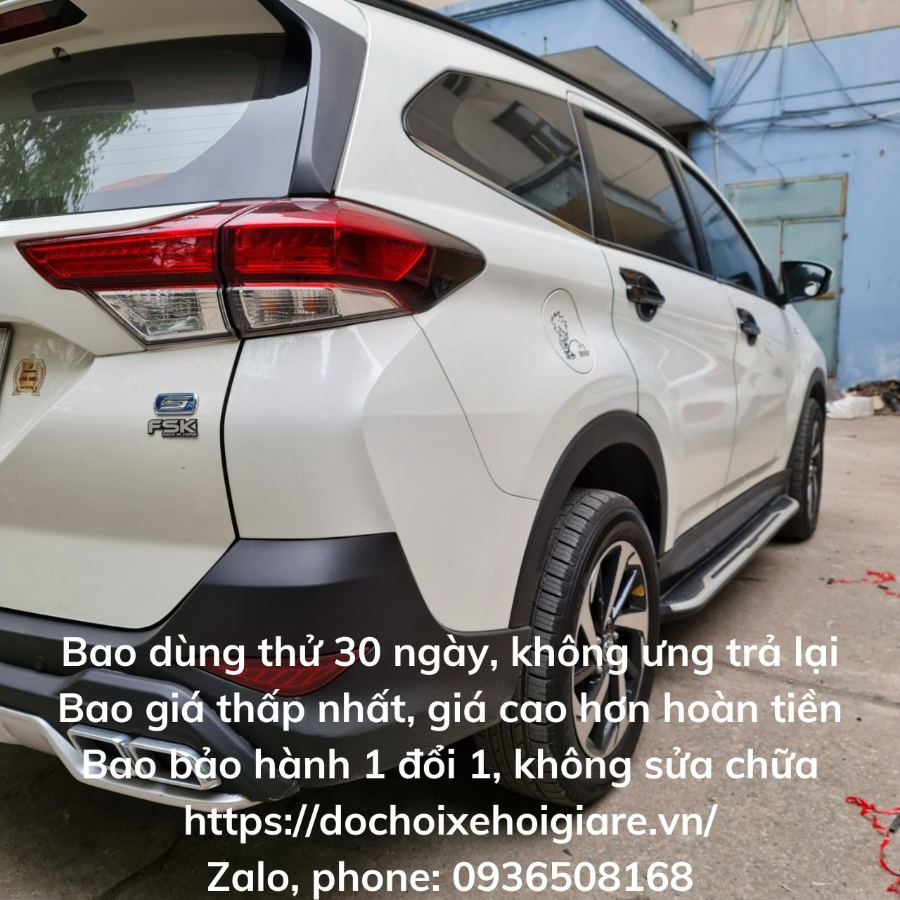 Miếng Đệm Mở Rộng Lốp Xe Toyota Rush - Wheel Spacers Hợp Kim Nhôm - Có Gờ Định Tâm