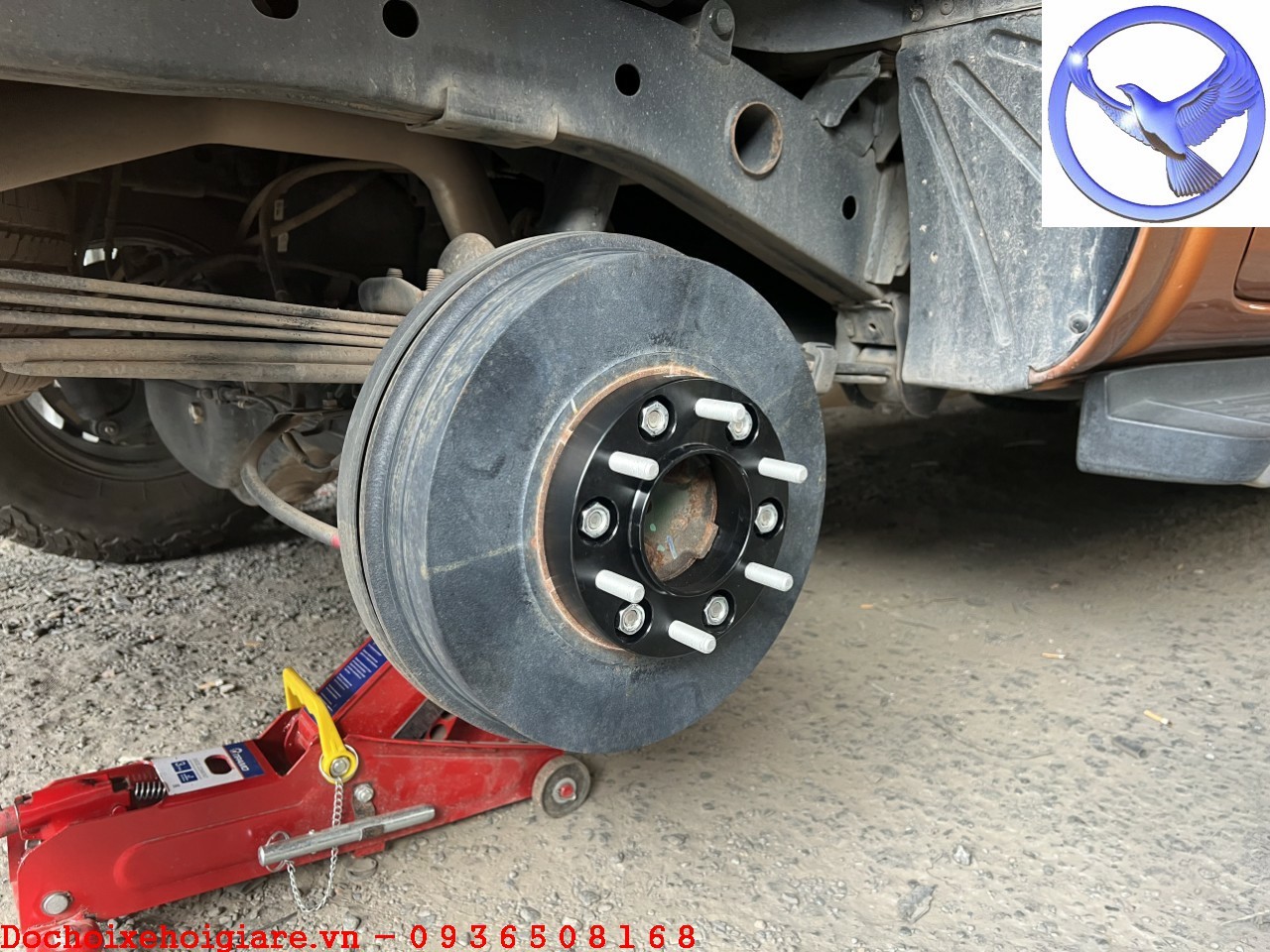 Miếng Đệm Mở Rộng Lốp Xe Ford Ranger - Wheel Spacers Hợp Kim Nhôm - Có Gờ Định Tâm