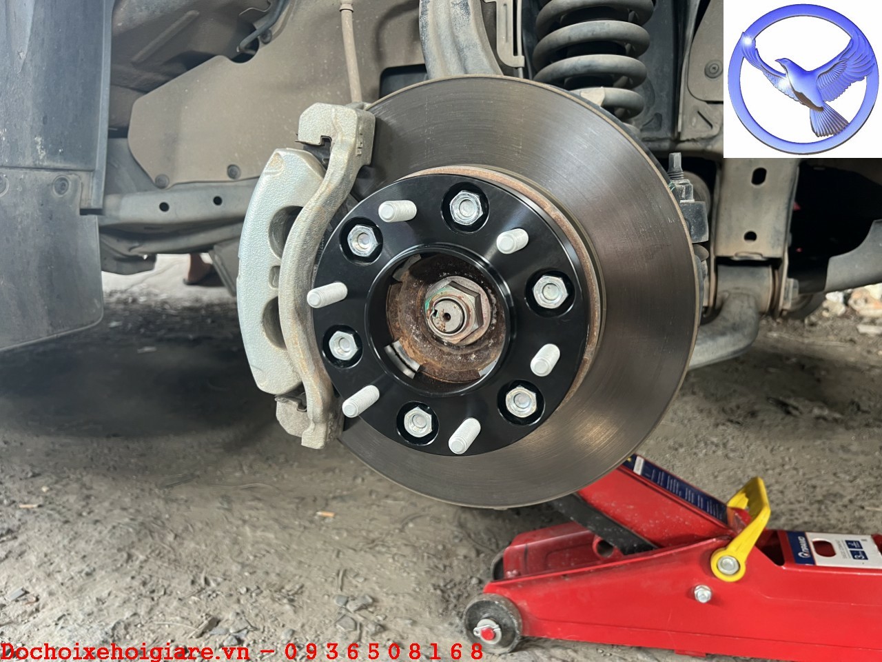 Miếng Đệm Mở Rộng Lốp Xe Ford Ranger - Wheel Spacers Hợp Kim Nhôm - Có Gờ Định Tâm