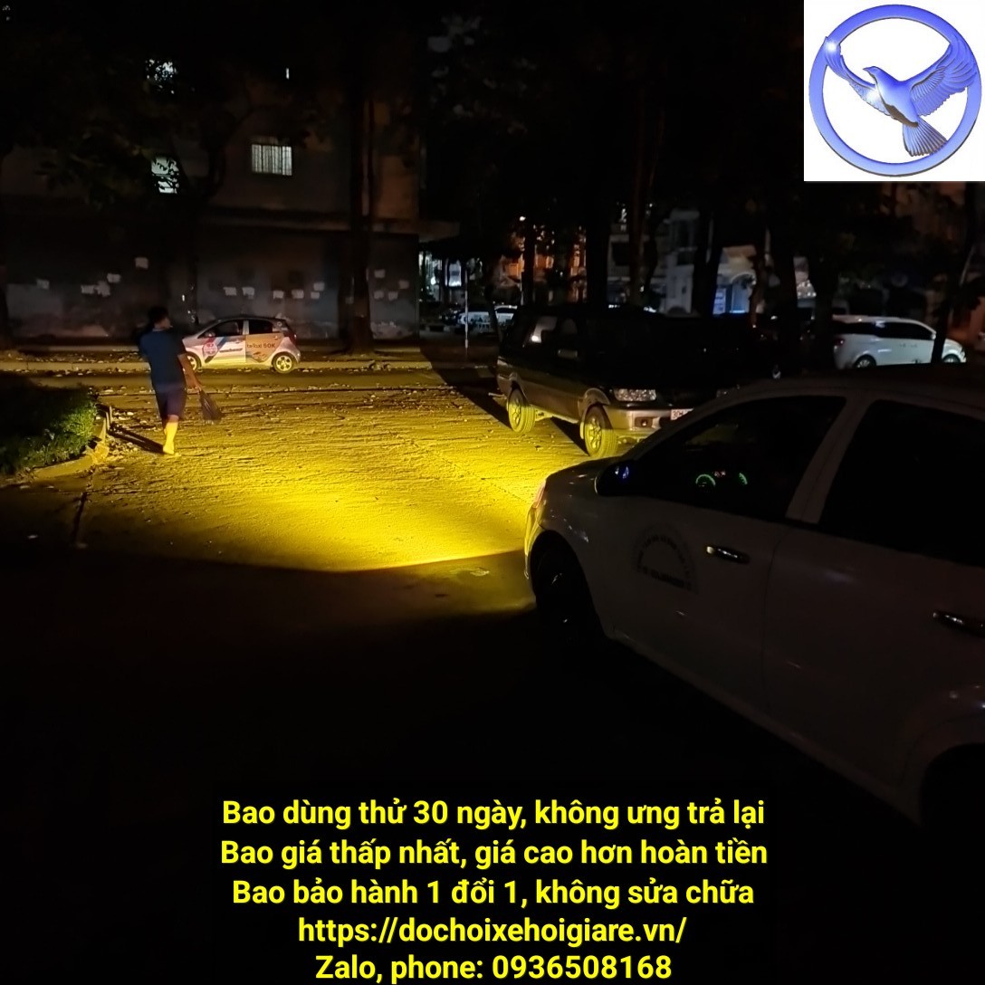 Đèn bi gầm Led 3 màu 3.0 inch FIVE STAR siêu sáng, 2 chế độ cốt pha, chống nước tuyệt đối. Dùng thử 30 ngày miễn phí