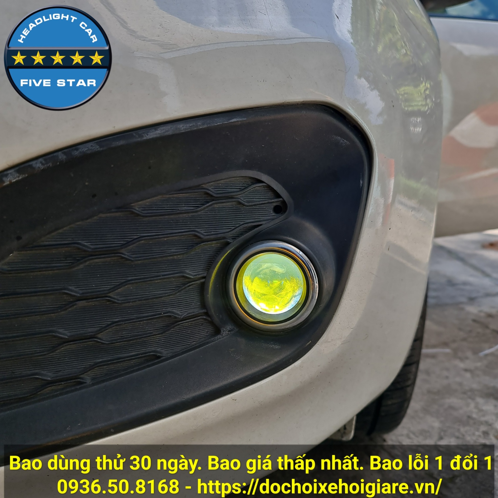 Độ đèn bi gầm led Kia Rio Hatchback 2011-2013 giá rẻ nhất. Bao dùng thử 30 ngày. Bảo hành lỗi đổi mới