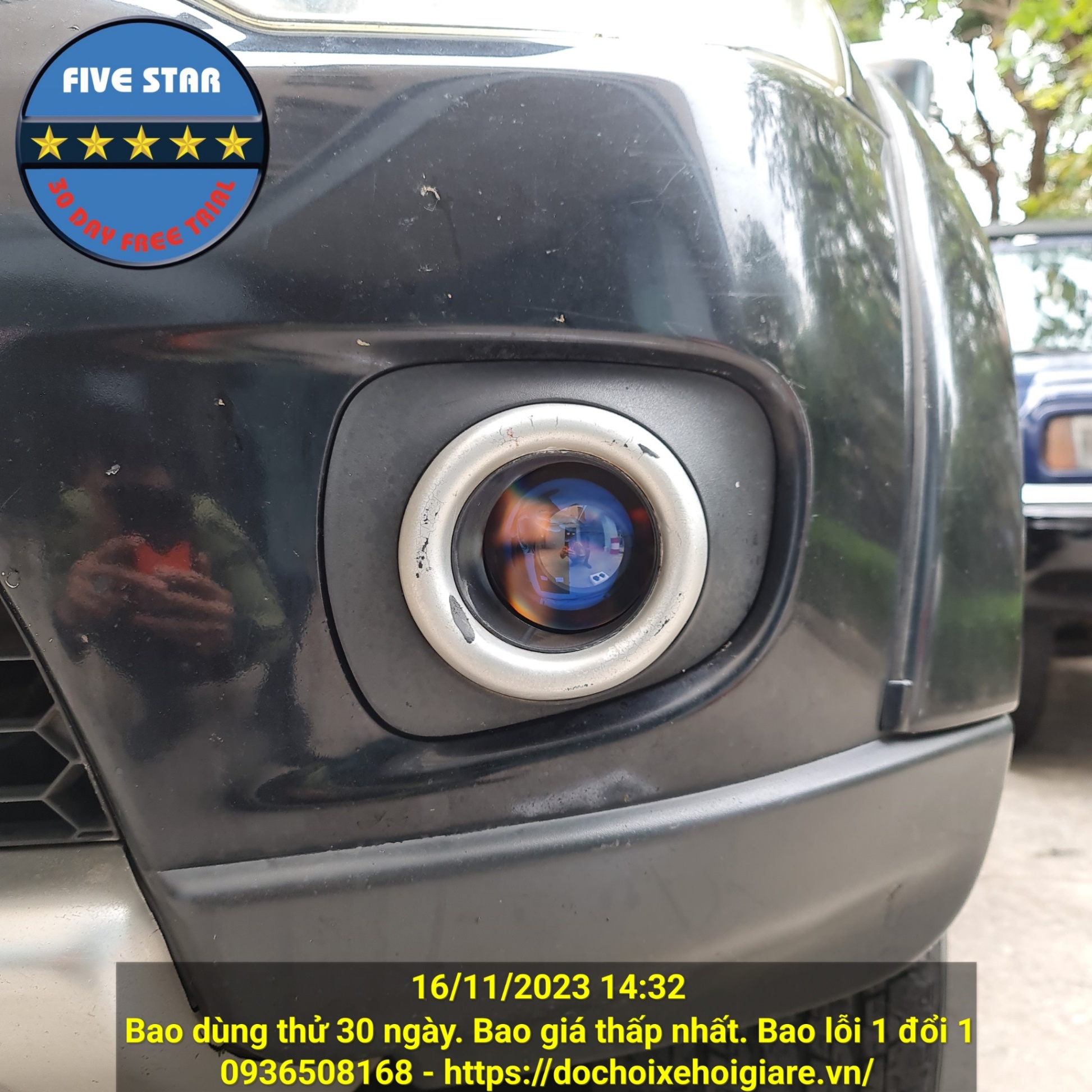 FIVE STAR Đèn Bi Gầm Led Laser Mitsubishi Pajero Sport 2009-2015. Lắp đặt như đèn zin. Bao dùng thử 30 ngày