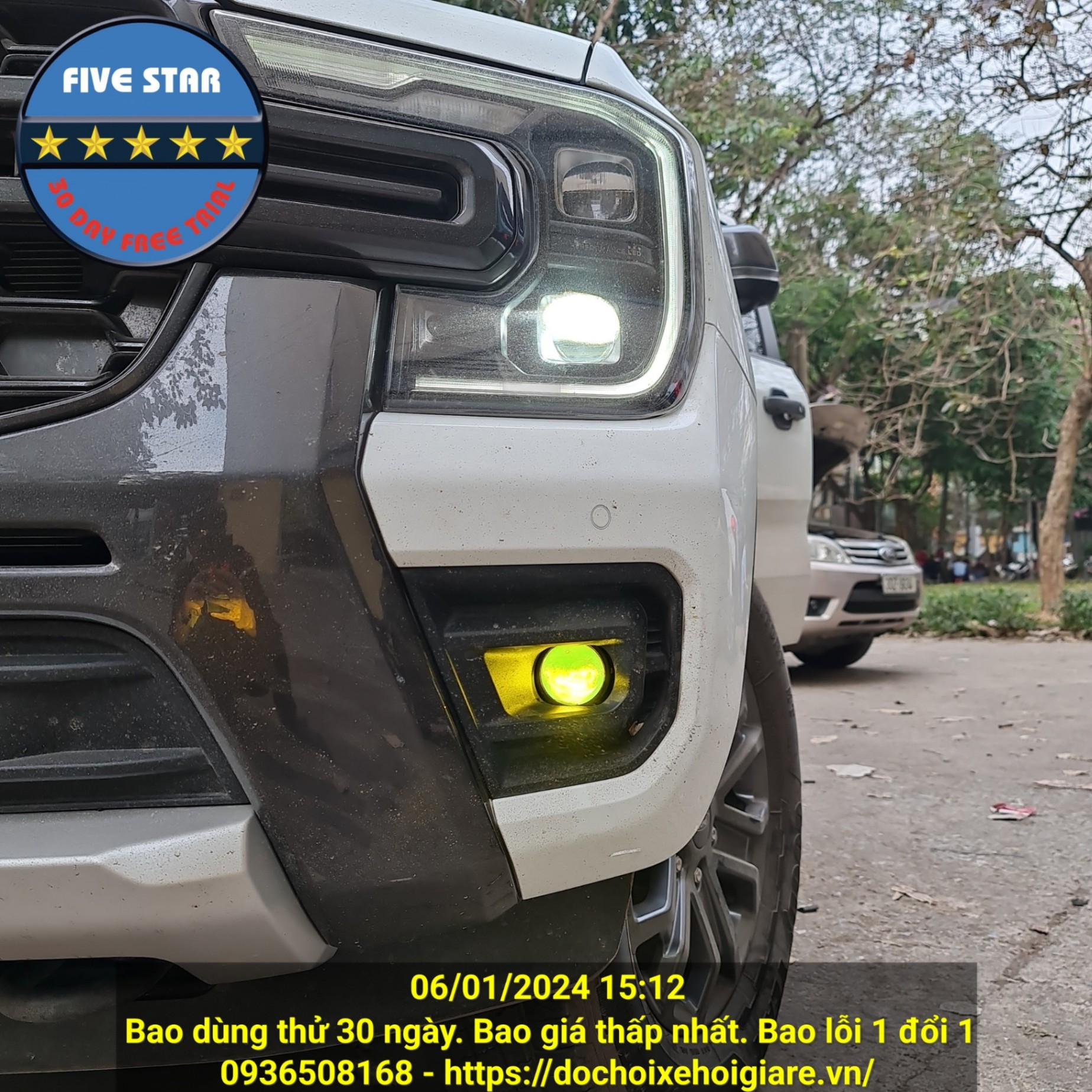 Đèn Bi Gầm Led Ford Ranger Wildtrak 2024. Bảo hành 3 năm. Bao giá rẻ nhất. Bao dùng thử 30 ngày