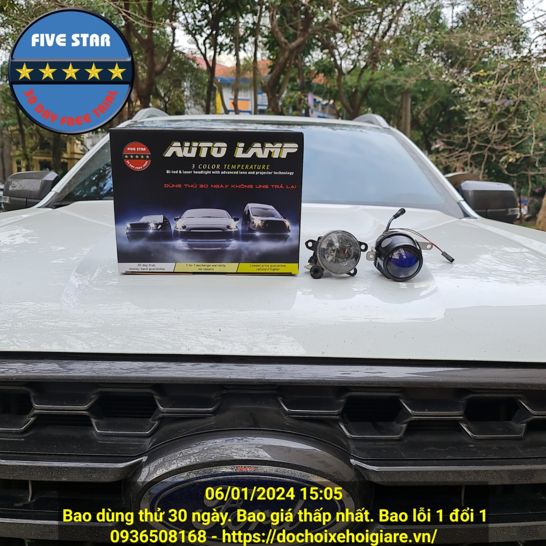 Đèn Bi Gầm Led Ford Ranger Wildtrak 2024. Bảo hành 3 năm. Bao giá rẻ nhất. Bao dùng thử 30 ngày