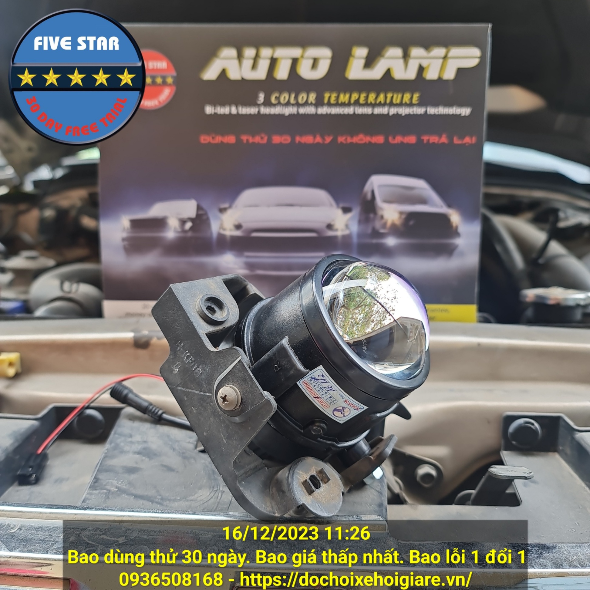 Đèn bi gầm Led Ford Everest 2008-2015. 55W 3 màu siêu sáng. Lắp đặt như zin không độ chế. Bao đổi trả 30 ngày miễn phí