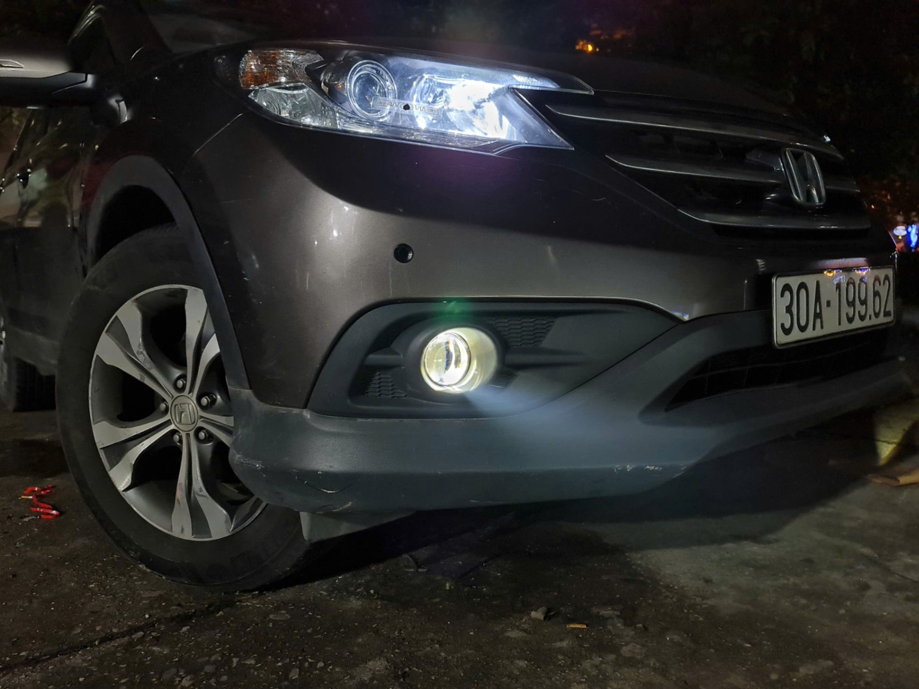 Đèn bi gầm led Honda CR-V 2013 2014. Bảo hành 3 năm. Bao giá rẻ nhất. Bao dùng thử 30 ngày