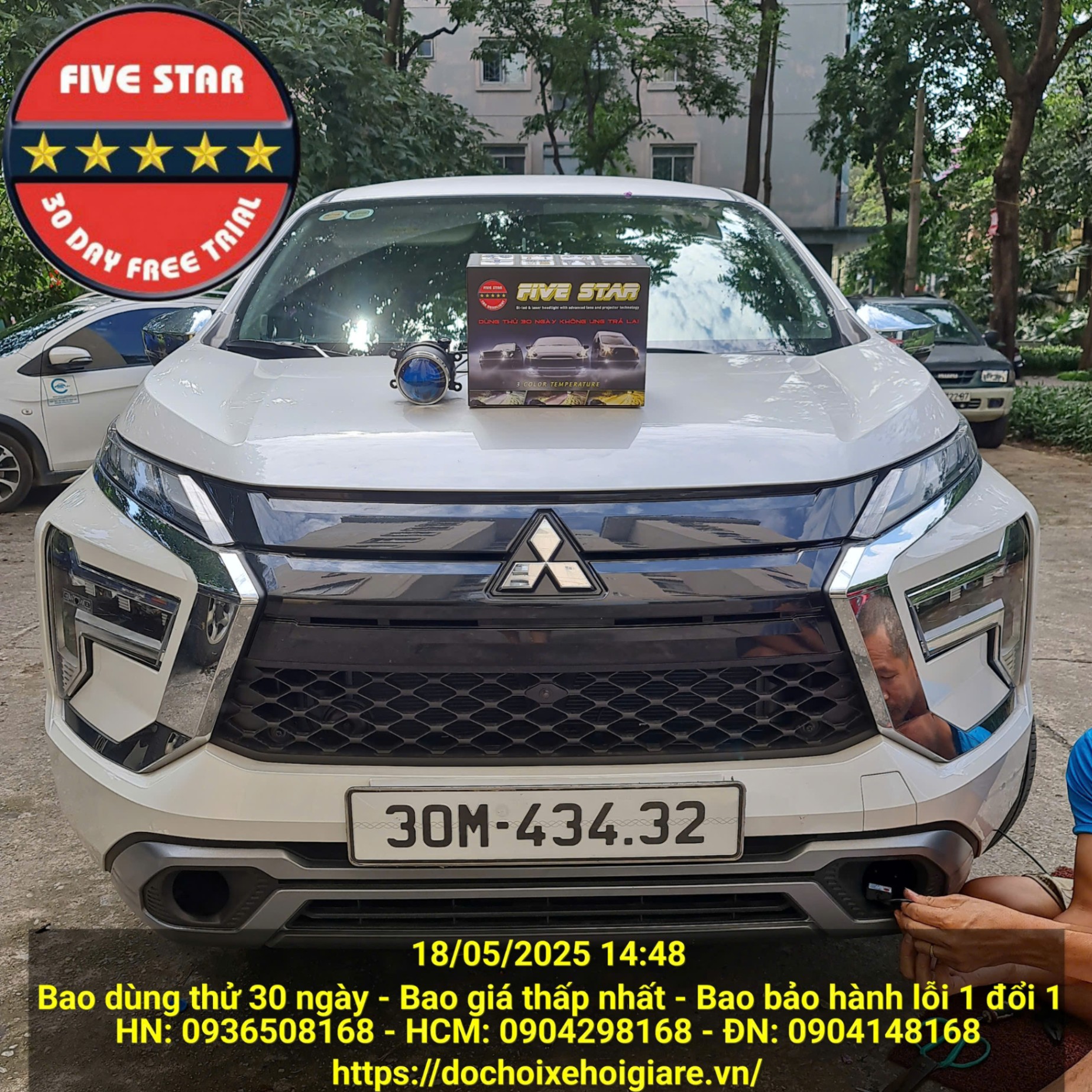 Đèn Bi gầm Mitsubishi Xpander giá rẻ nhất, dùng thử 30 ngày miễn phí