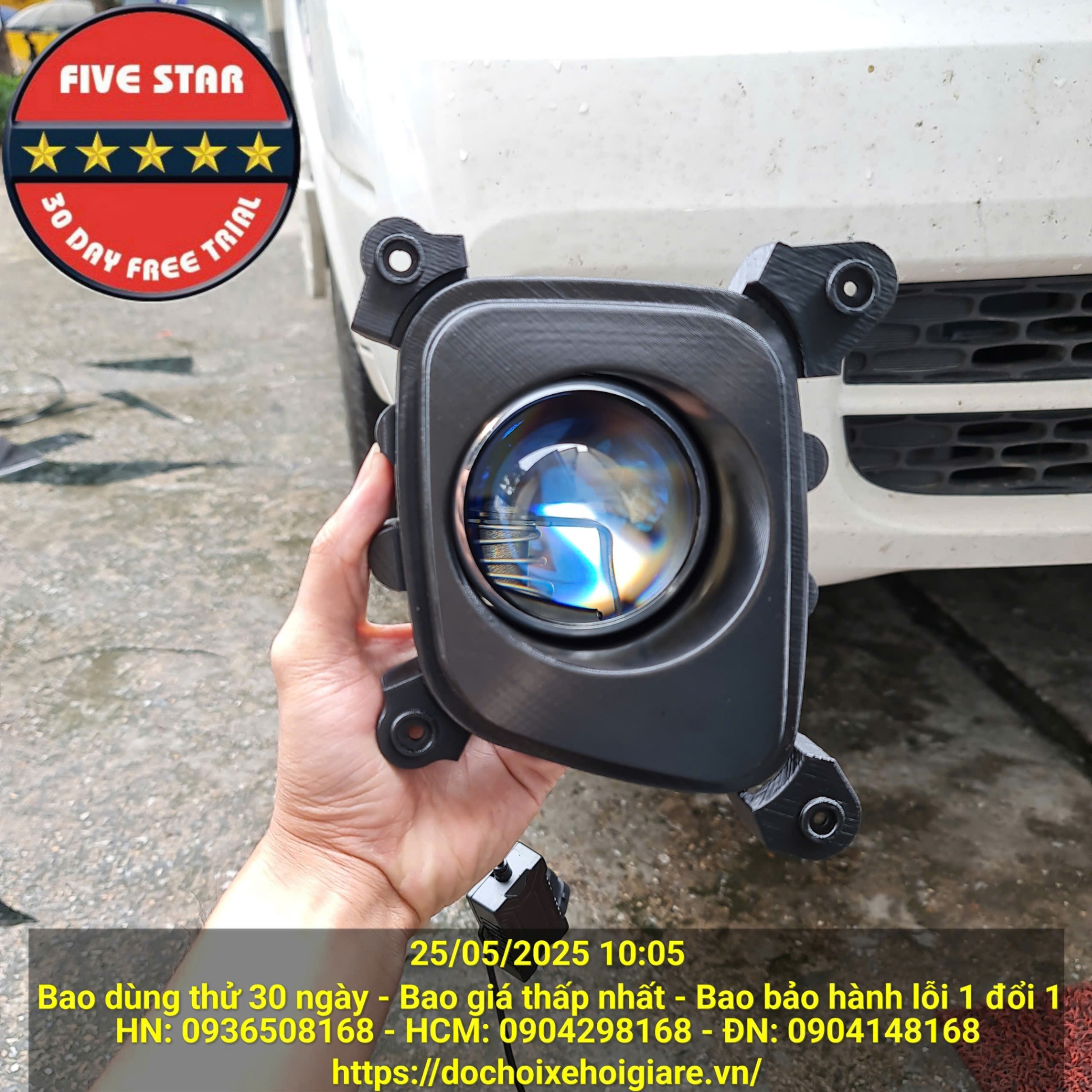 Mặt dưỡng bi gầm xe tải Kia K200 - Nhựa in 3D có sẵn chân bắt bi