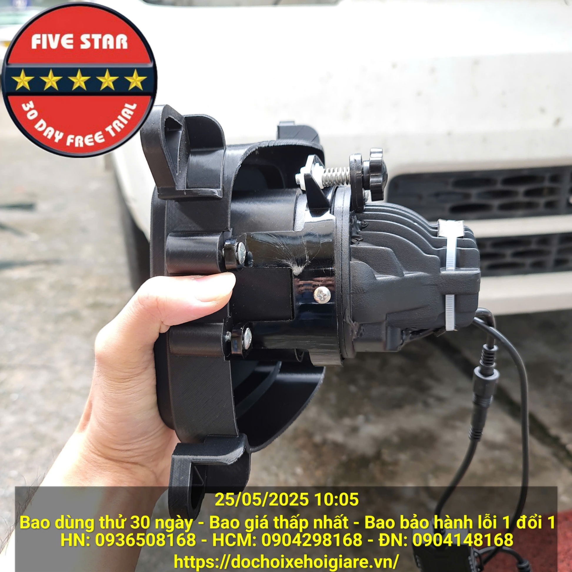 Mặt dưỡng bi gầm xe tải Kia K200 - Nhựa in 3D có sẵn chân bắt bi