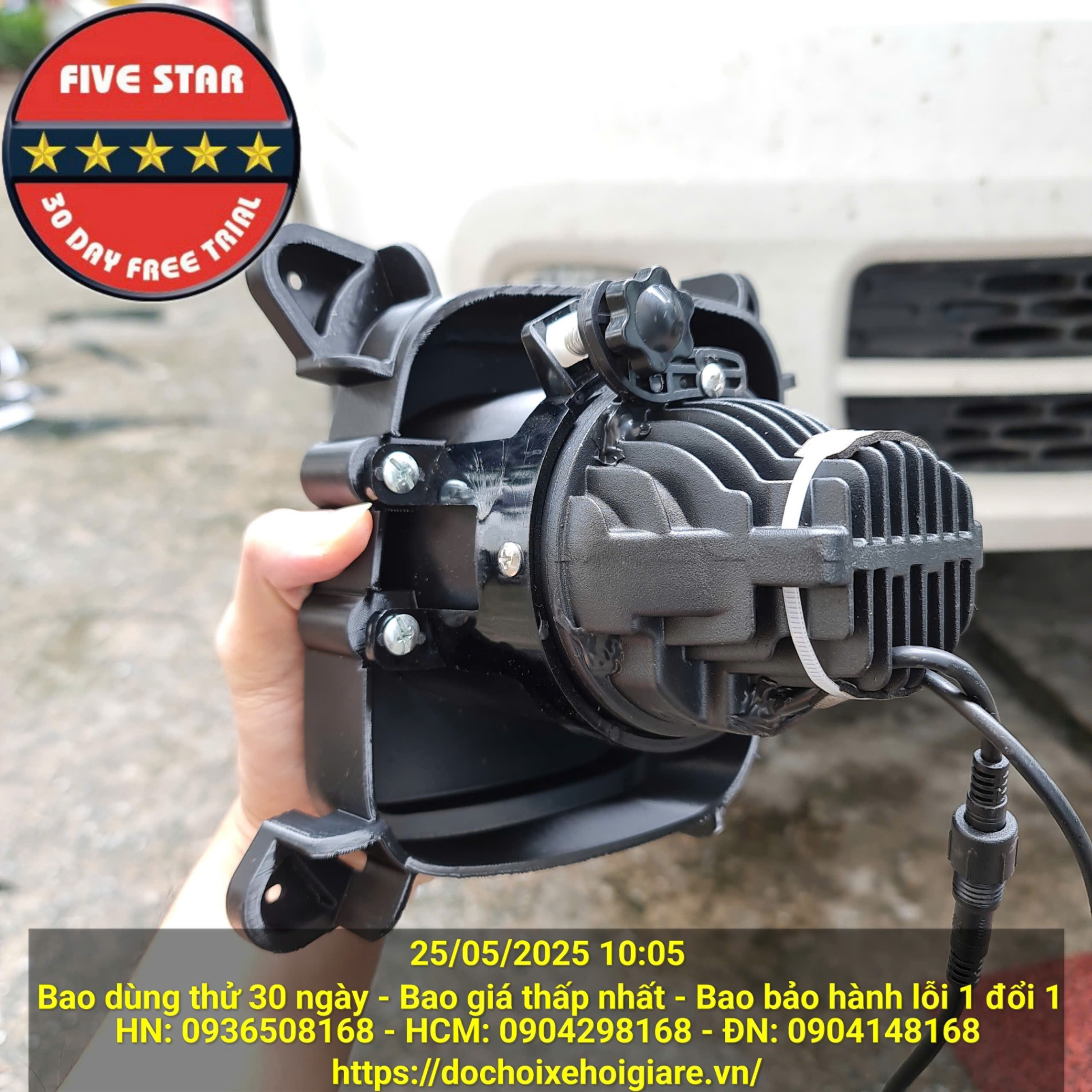 Mặt dưỡng bi gầm xe tải Kia K200 - Nhựa in 3D có sẵn chân bắt bi