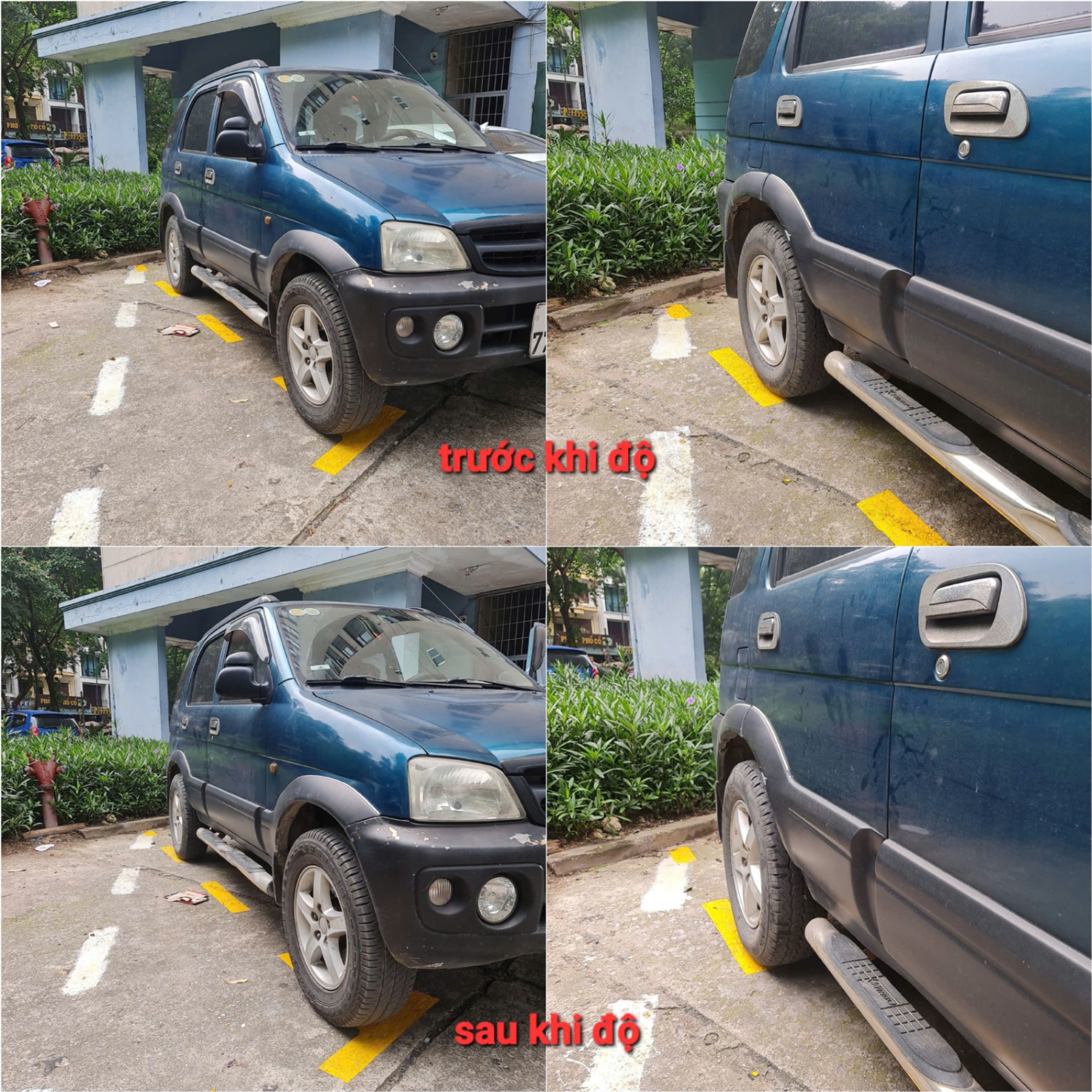 Đệm lốp Daihatsu Terios 1997-2005. Bao dùng thử 30 ngày miễn phí