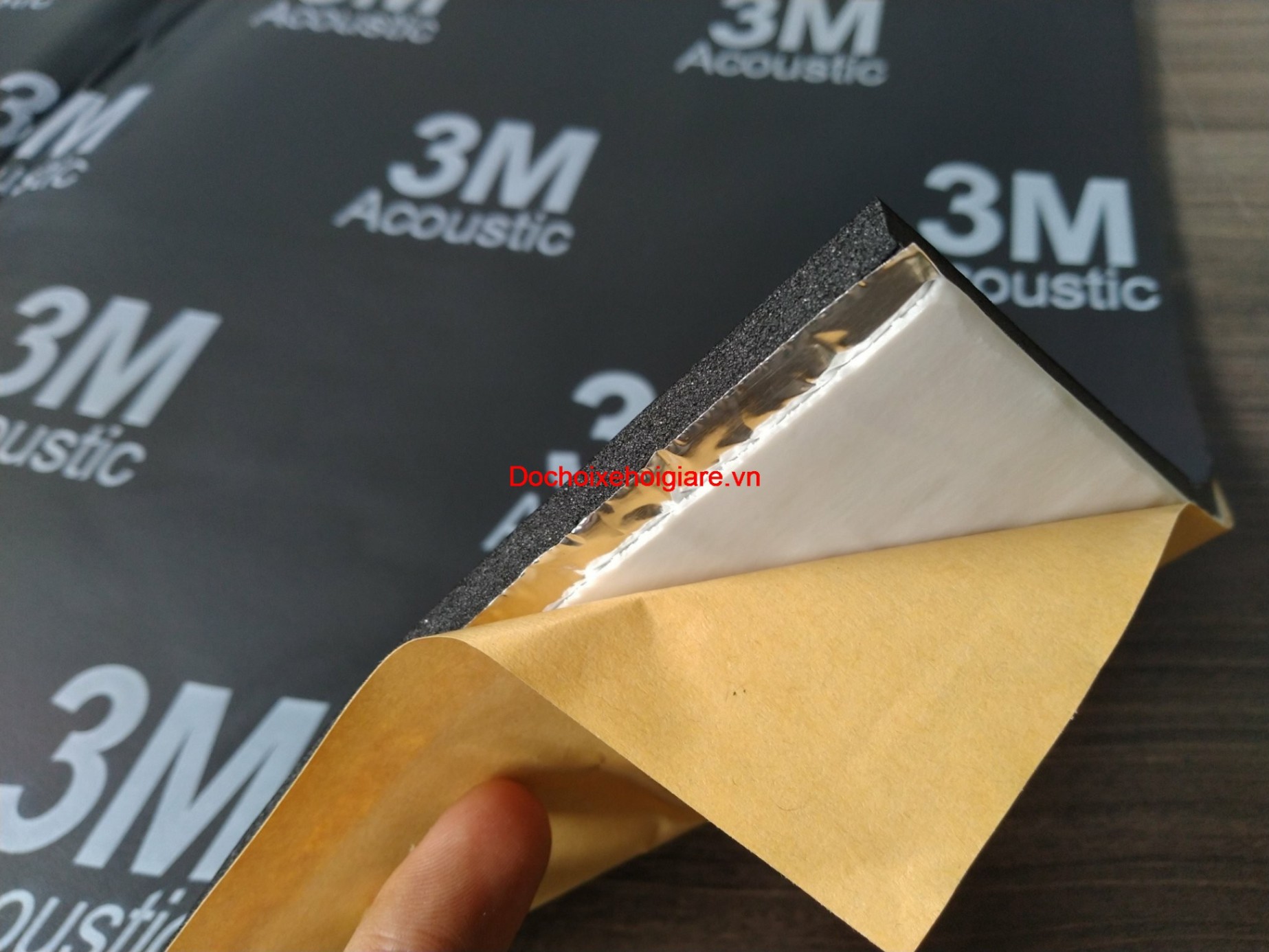 Cách âm trần xe hơi bằng vật liệu 3 Lớp dày 8mm