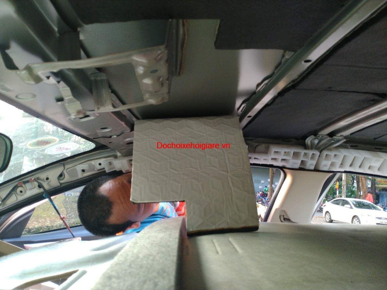 Chống ồn trần xe hơi bằng vật liệu 3 Lớp dày 13mm