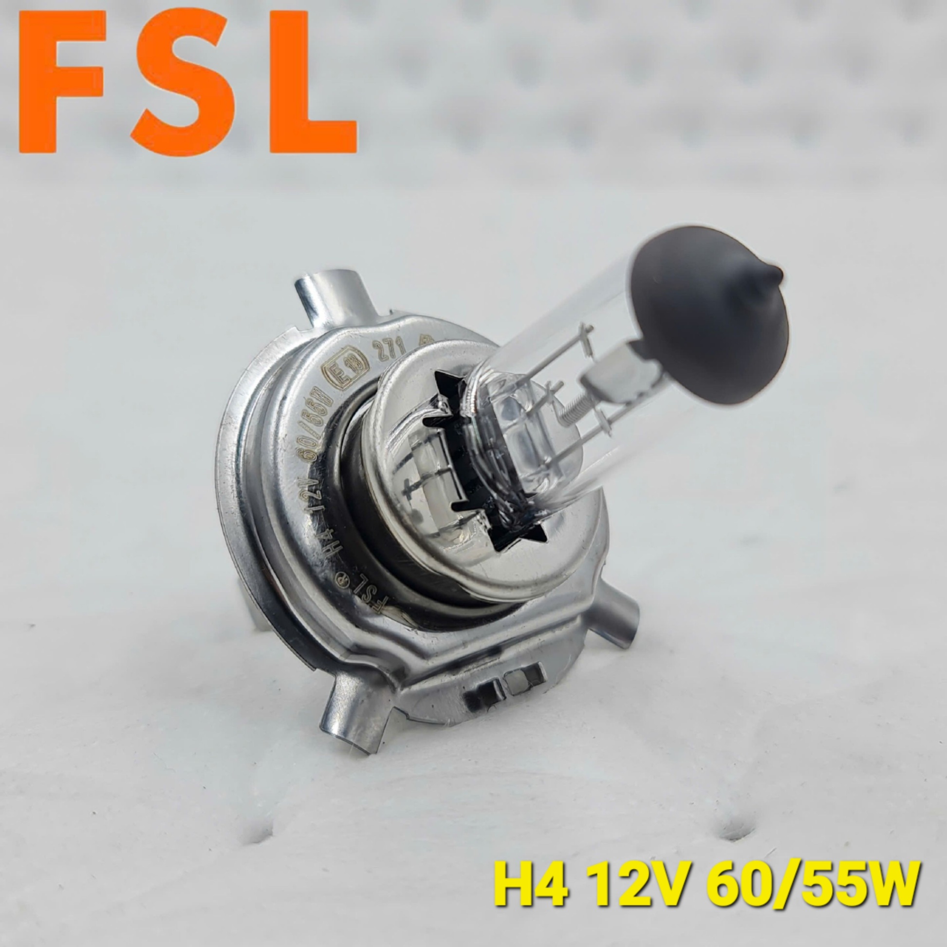 H4 Bóng Đèn Pha Gầm Halogen 1 Màu 3200K FSL 12V 60/55W