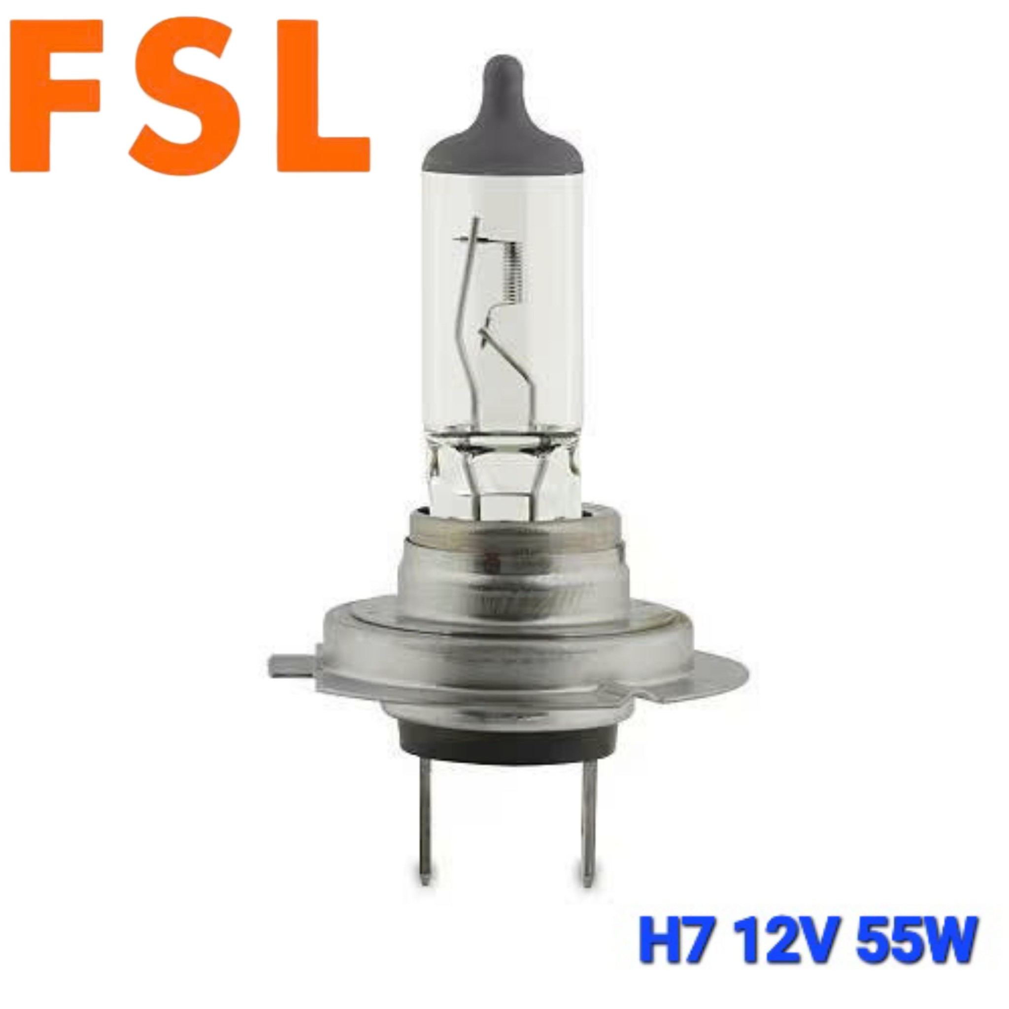 Bóng Đèn Pha Gầm Ô Tô Halogen 1 Màu FSL 12V H1 H3 H4 H7 H8 H9 H10 H11 H15 H16 9005 9006 9012 880 881
